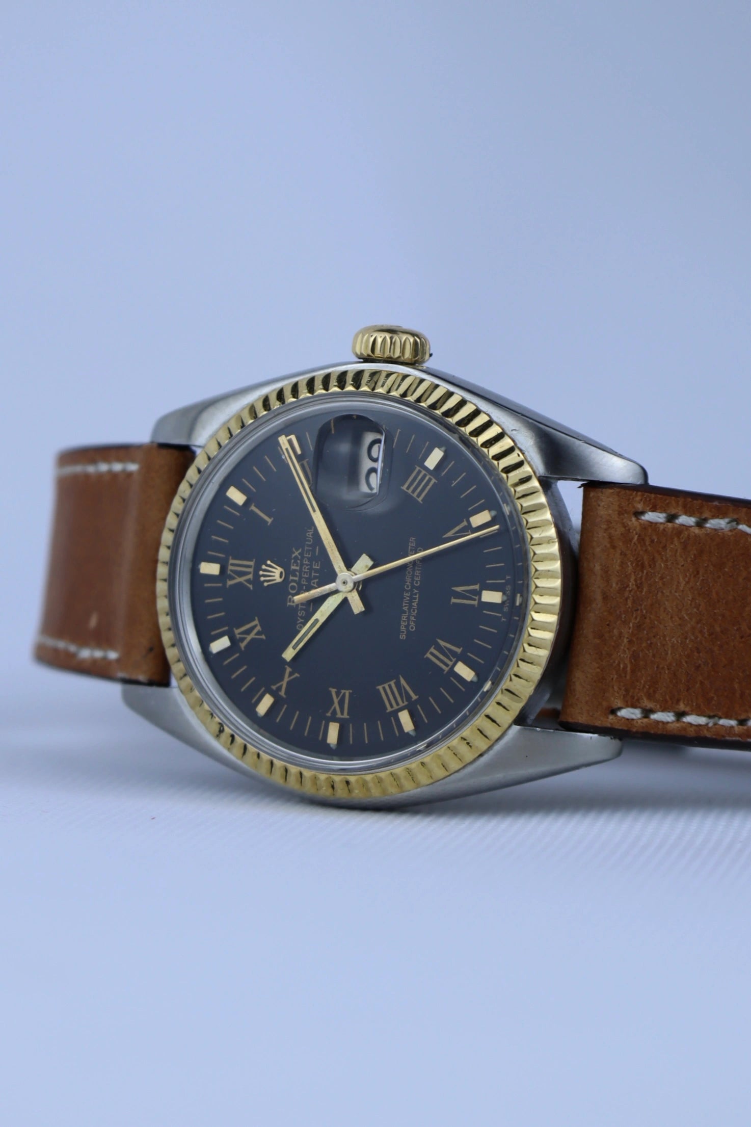 1969 Rolex Oyster Perpetual Date 1500 Bicolor