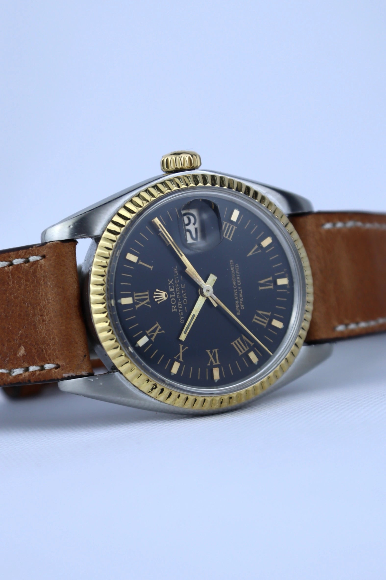 1969 Rolex Oyster Perpetual Date 1500 Bicolor