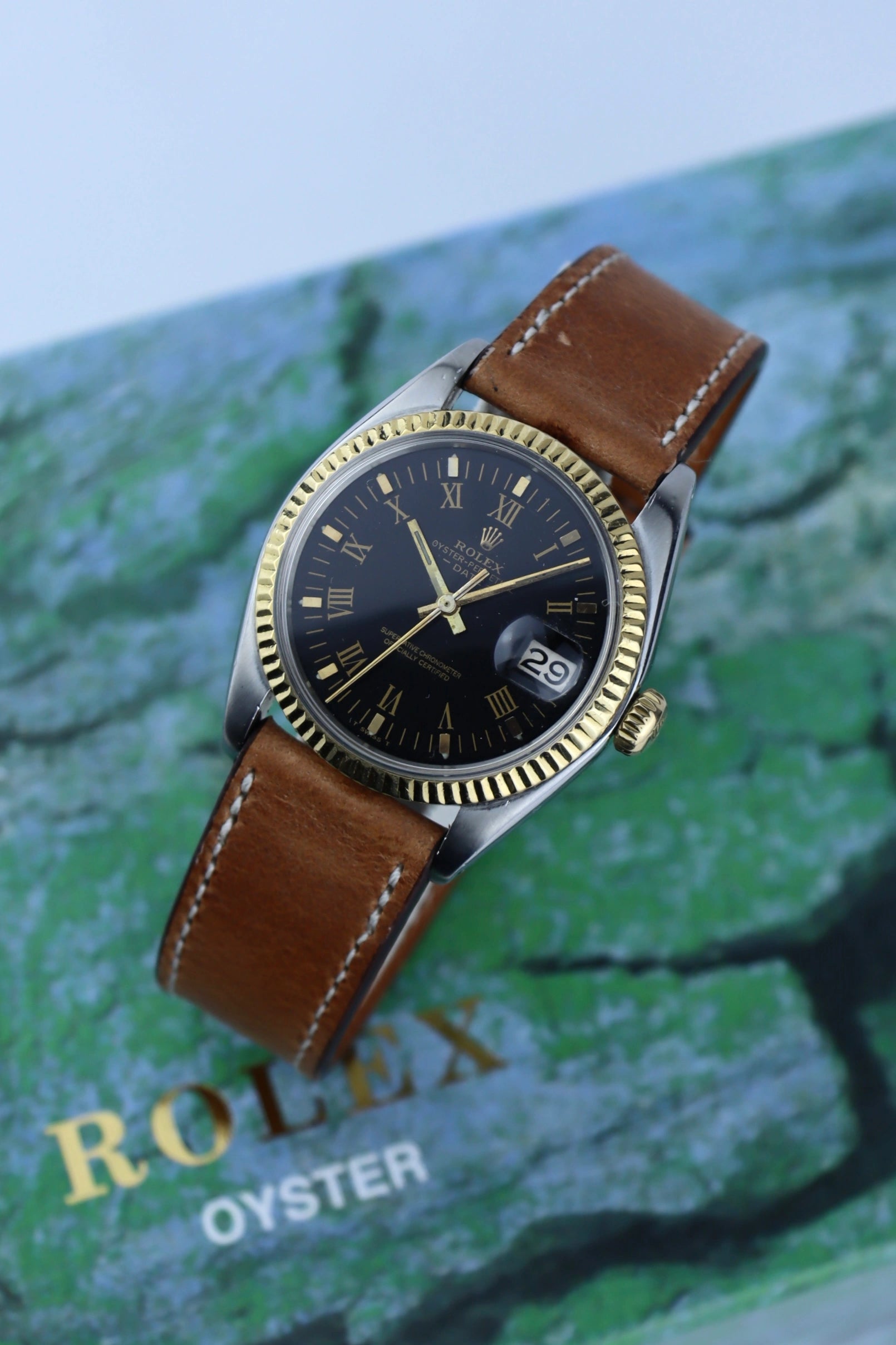 1969 Rolex Oyster Perpetual Date 1500 Bicolor