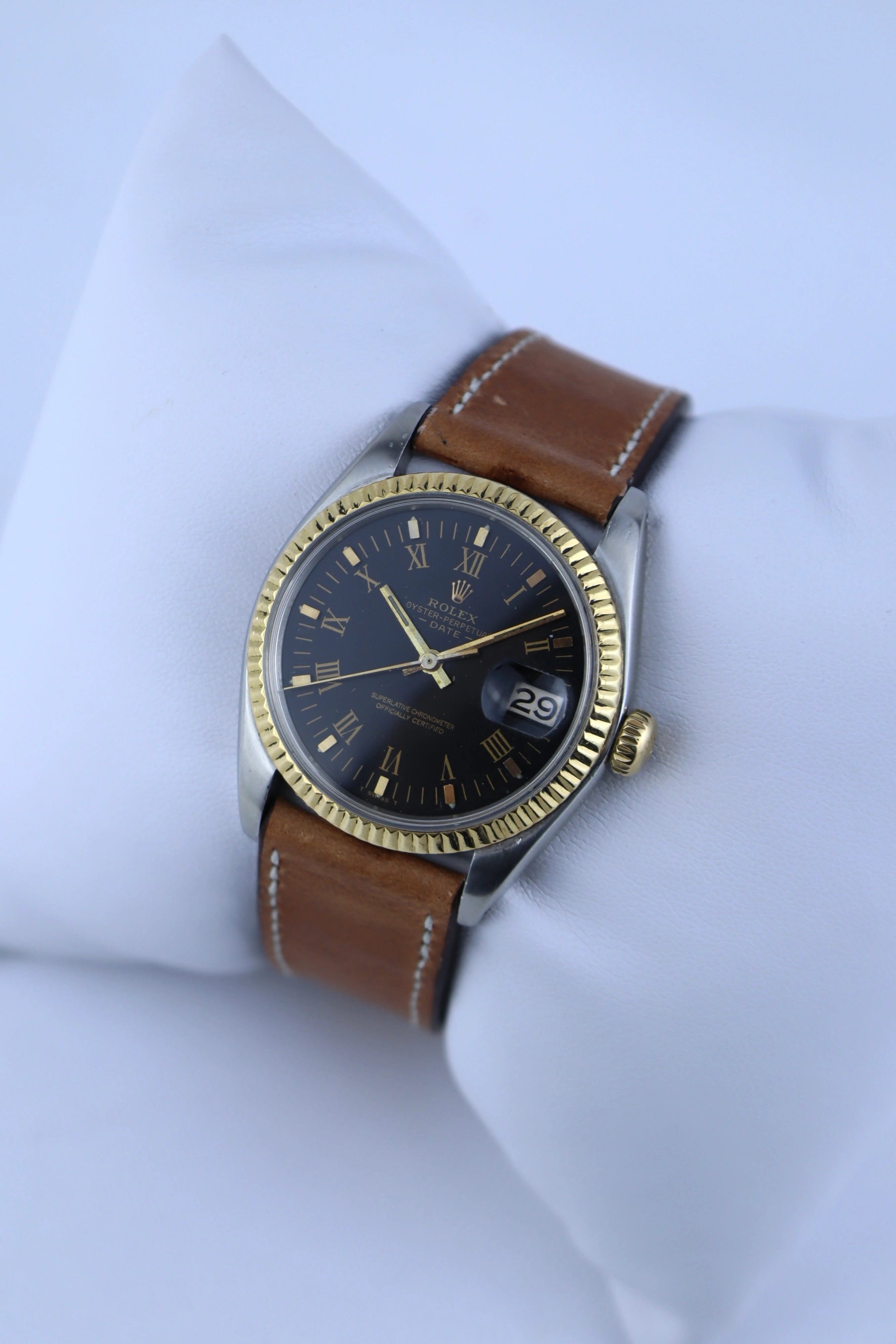 1969 Rolex Oyster Perpetual Date 1500 Bicolor