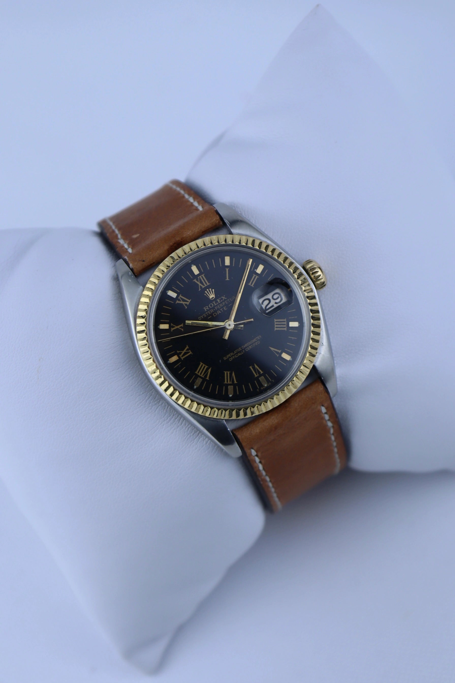 1969 Rolex Oyster Perpetual Date 1500 Bicolor