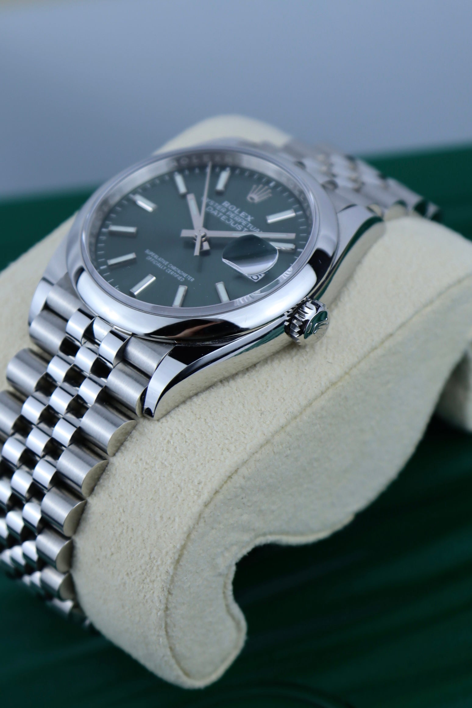 2023 Rolex Datejust 36 126200 Mint Green