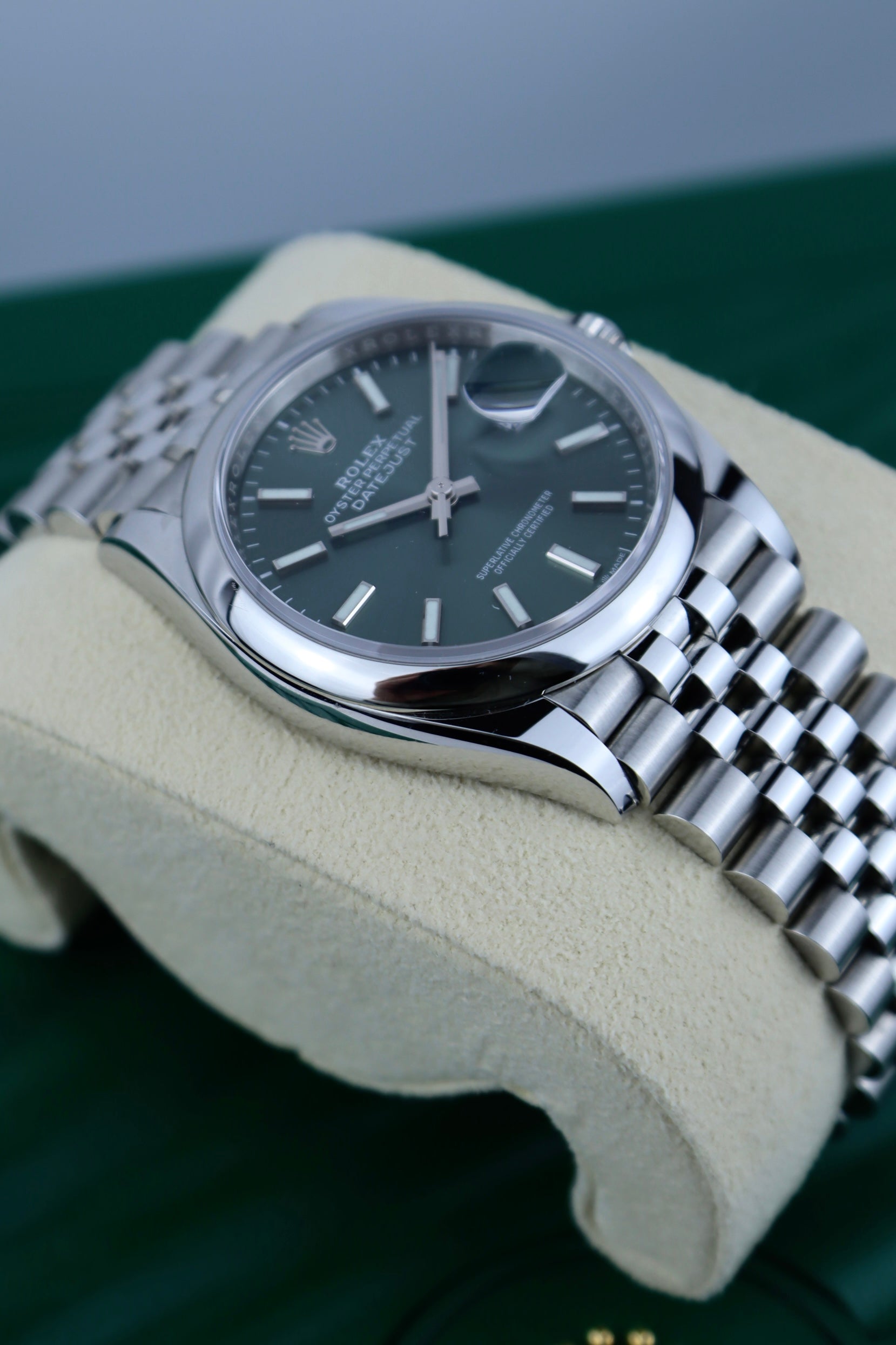 2023 Rolex Datejust 36 126200 Mint Green