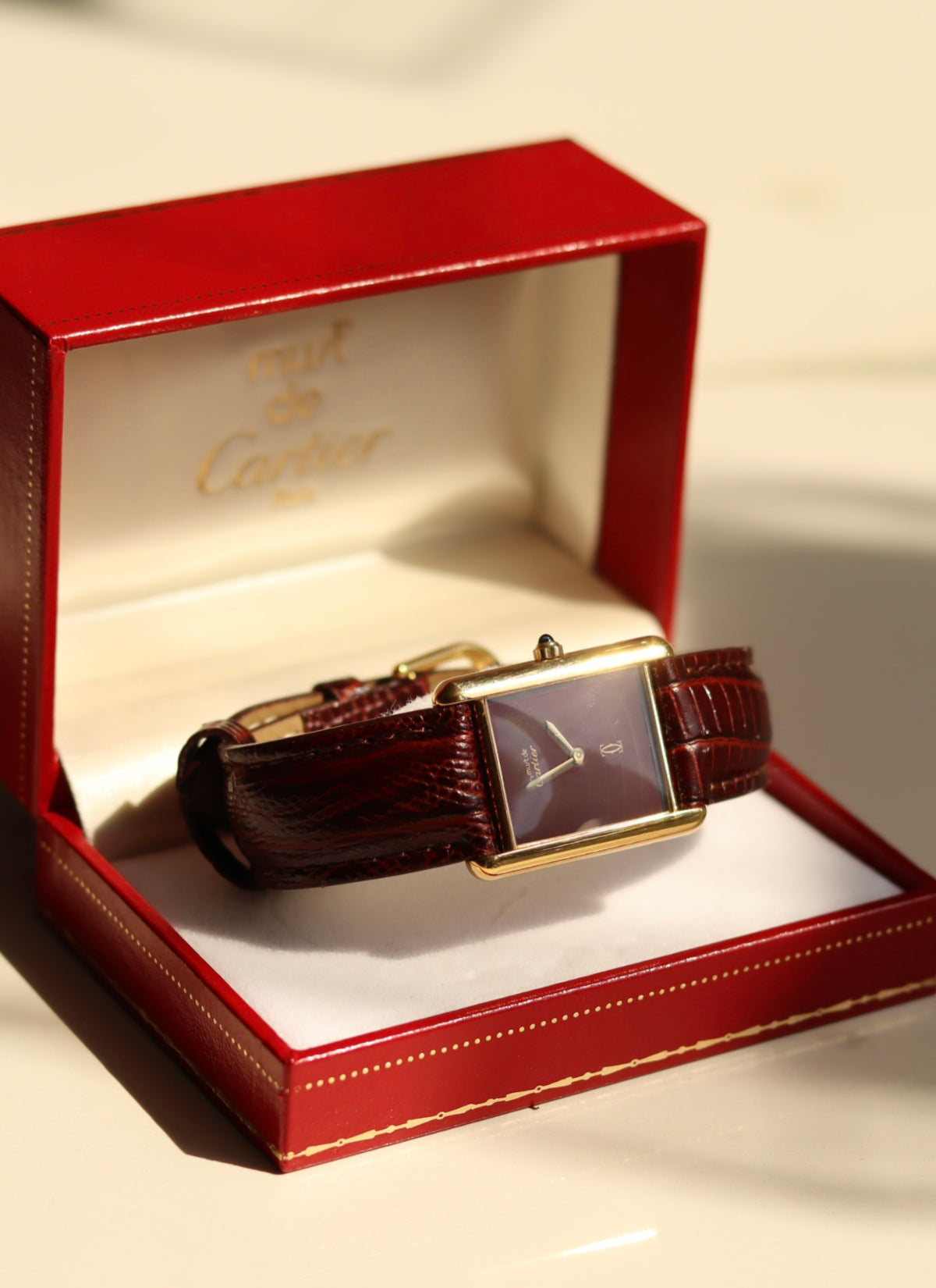 Must De Cartier Tank 59005 Bordeaux
