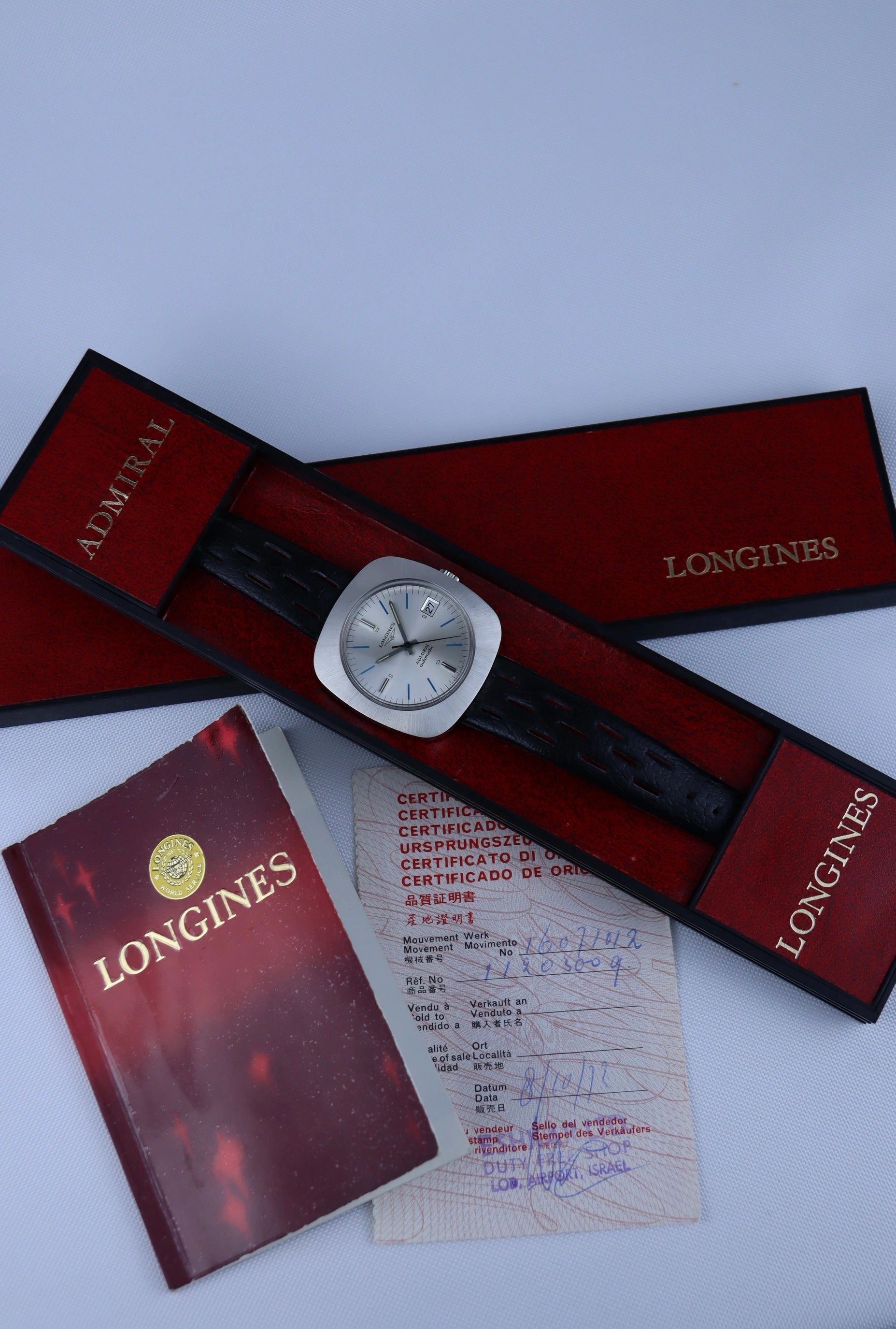 1970 Longines Admiral Full Set UFO cal. 431