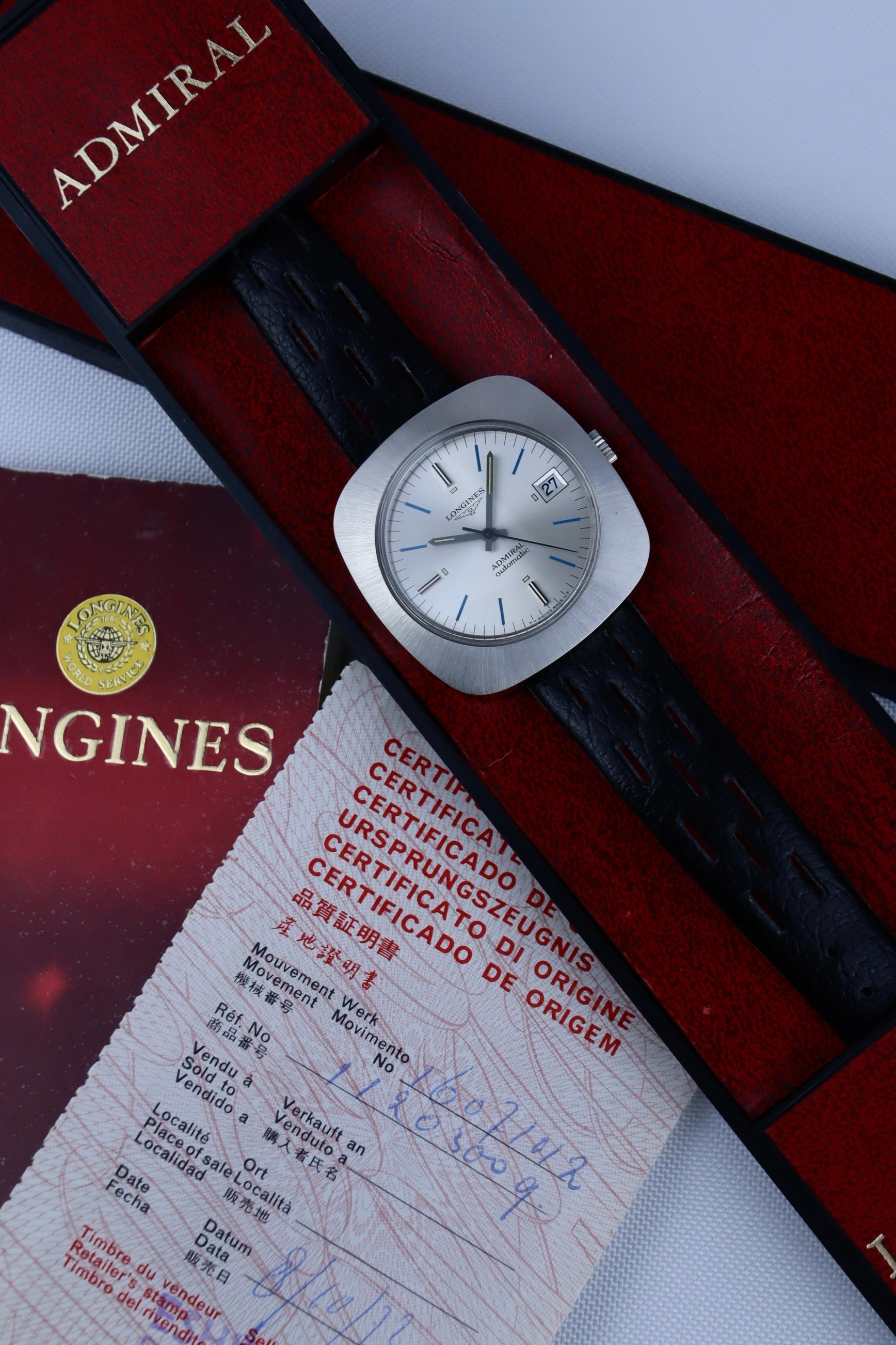1970 Longines Admiral Full Set UFO cal. 431