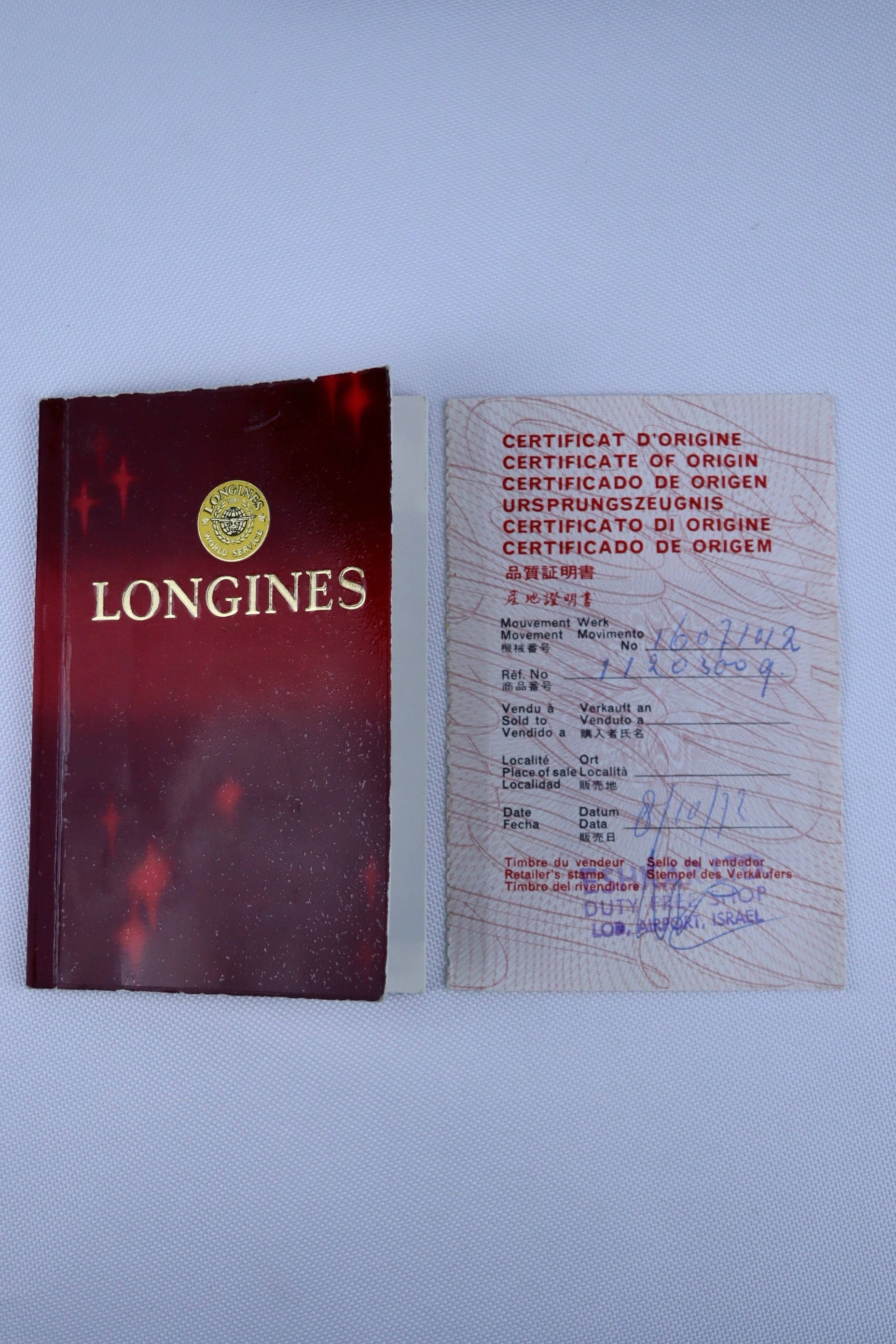 1970 Longines Admiral Full Set UFO cal. 431