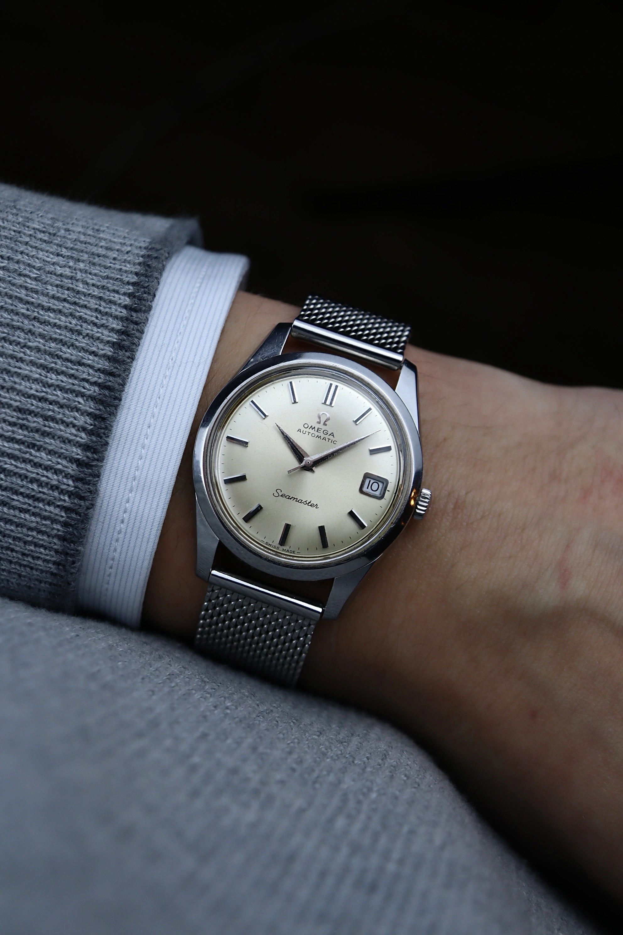 【OH済・名機Cal.565】OMEGA Seamaster 166.010 OMEGA seamaster ref.166.010 selfwinding cal.565 1960's