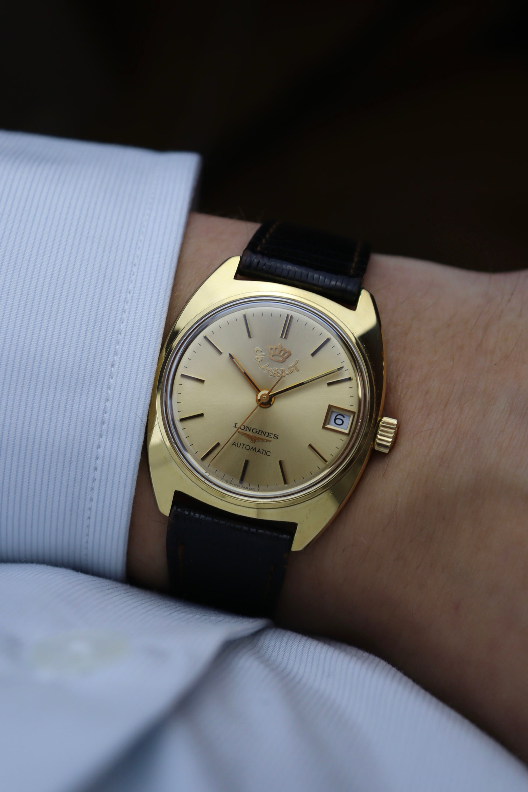 1970s Longines King Hussein of Jordan MINT