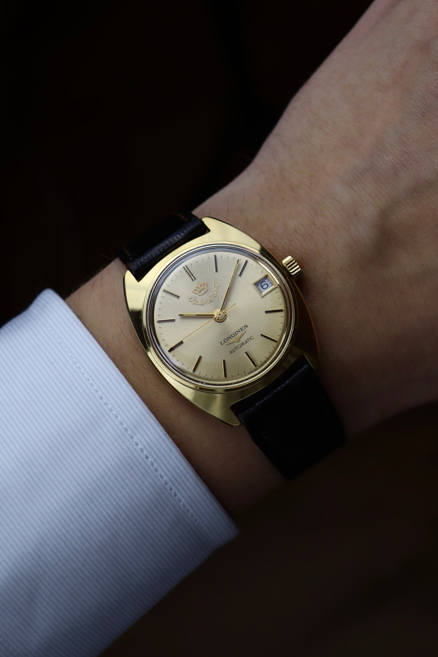 1970s Longines King Hussein of Jordan MINT