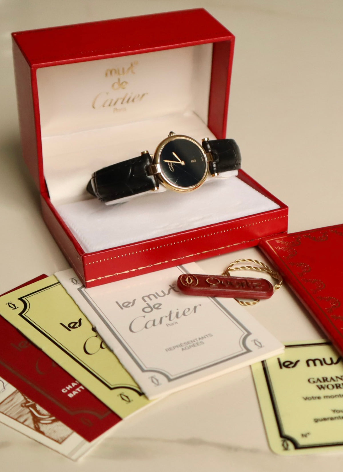 Must De Cartier Vendome Vermeil