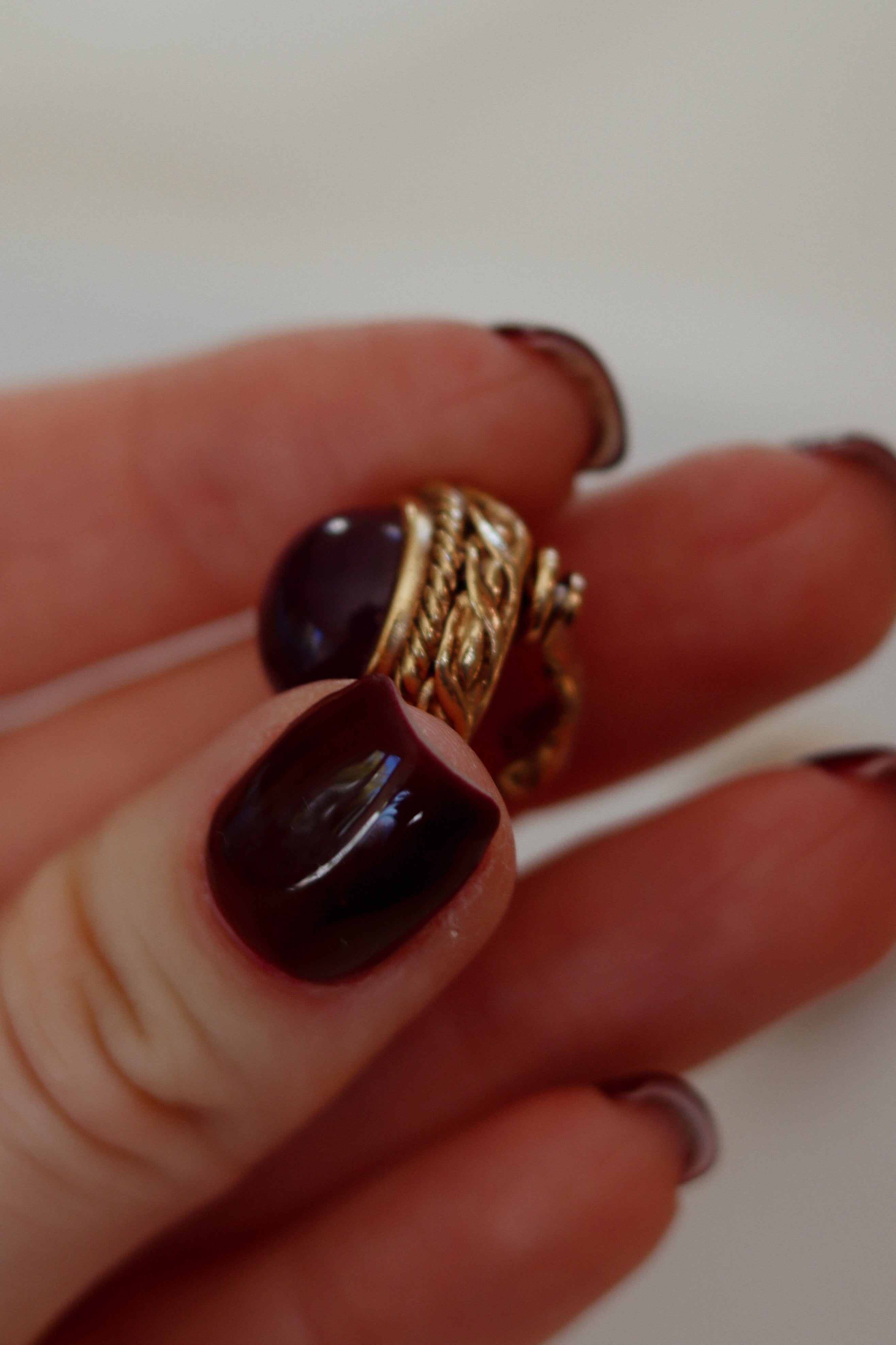 Givenchy - eleganckie klipsy vintage