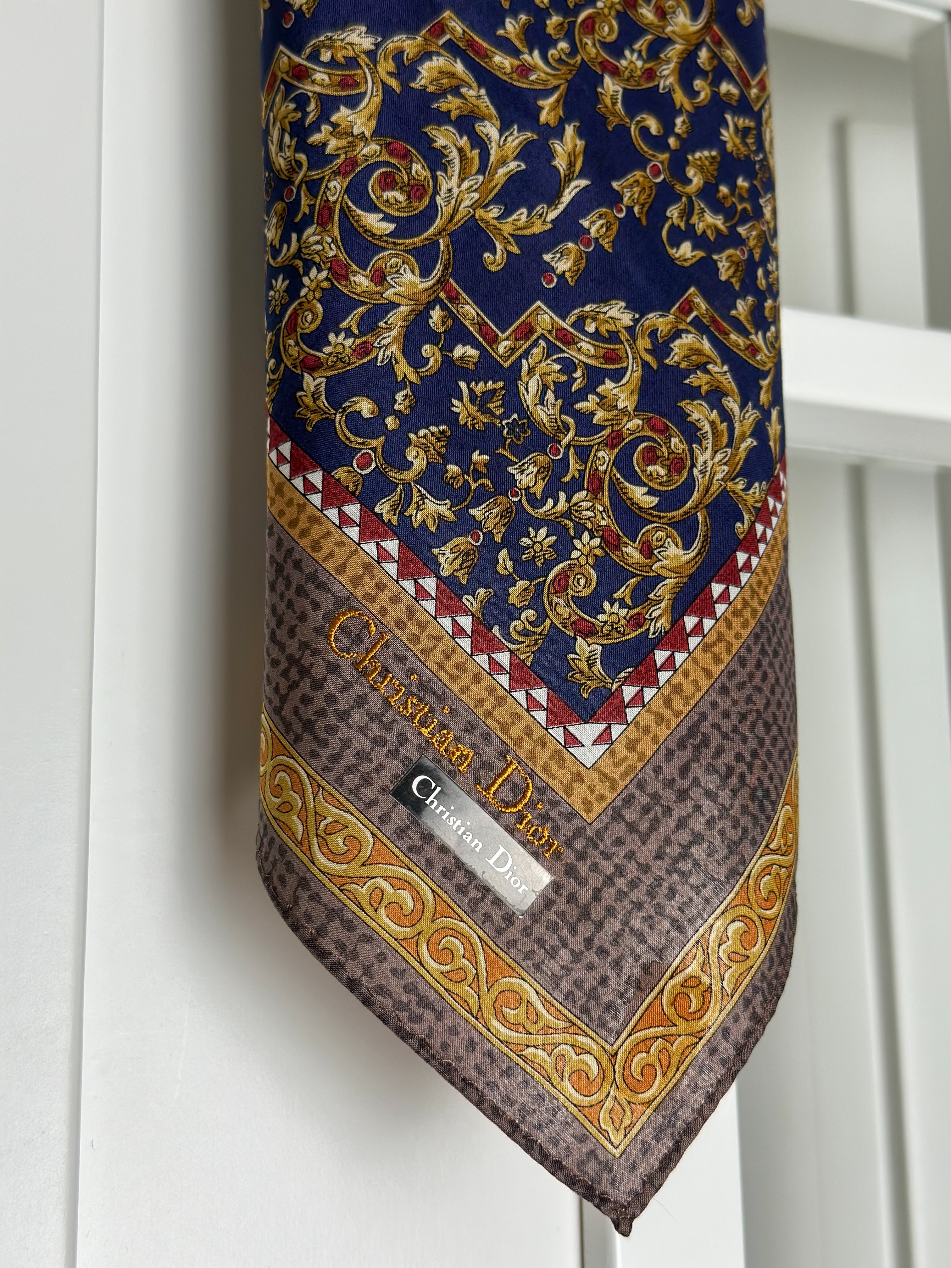 Christian Dior – Barokowa gawroszka/apaszka Dior