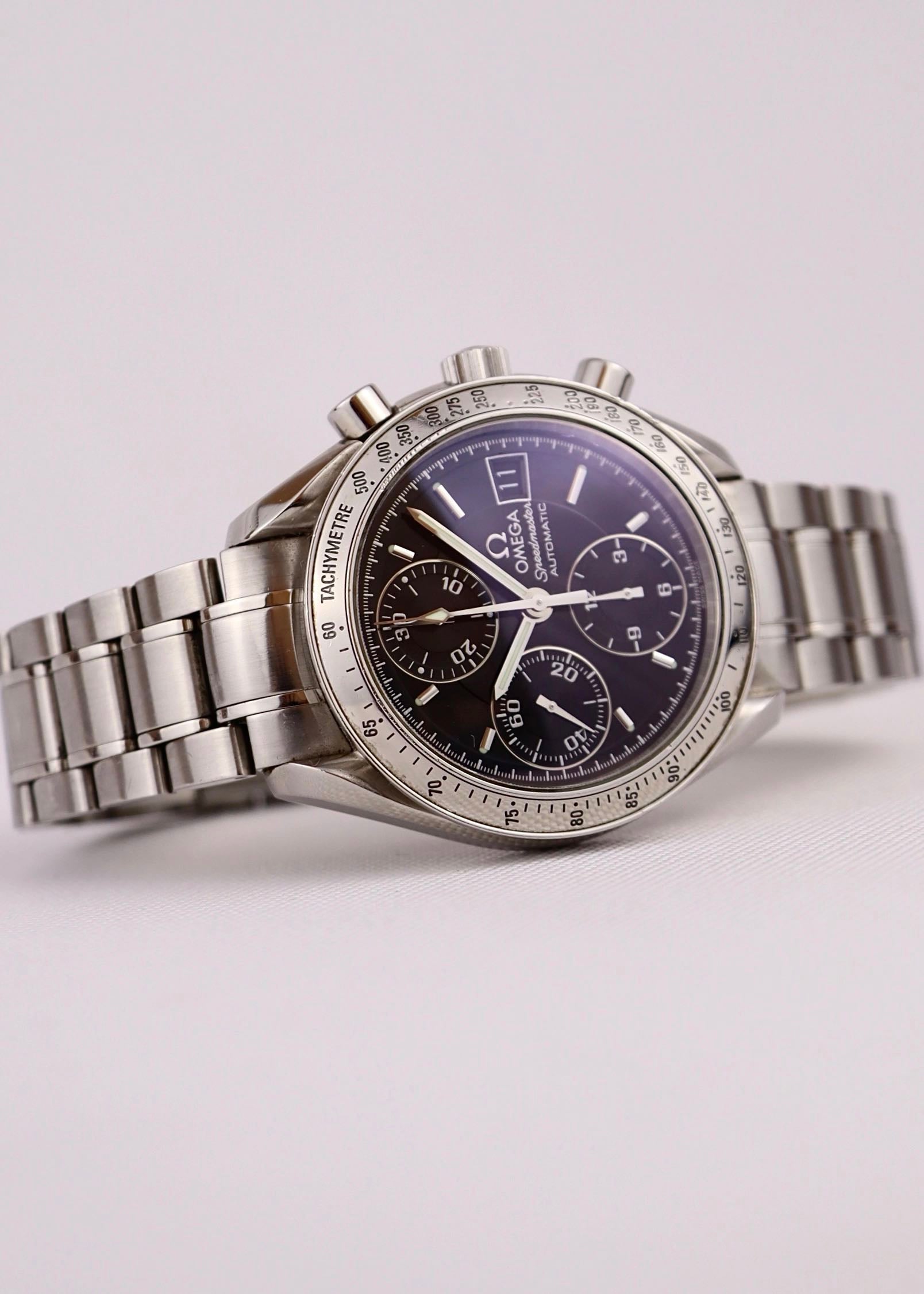 1998 Omega Speedmaster Date/Reduced 3513.50 Cal. 1152