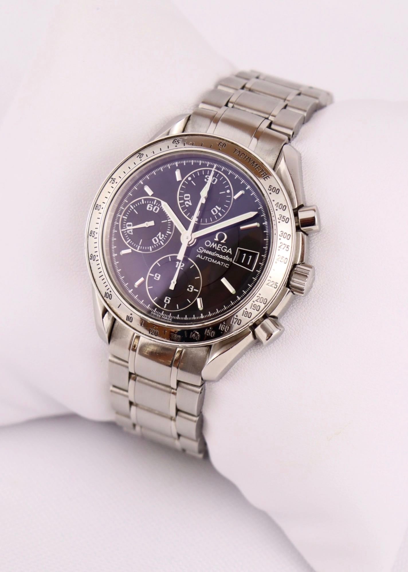 1998 Omega Speedmaster Date/Reduced 3513.50 Cal. 1152