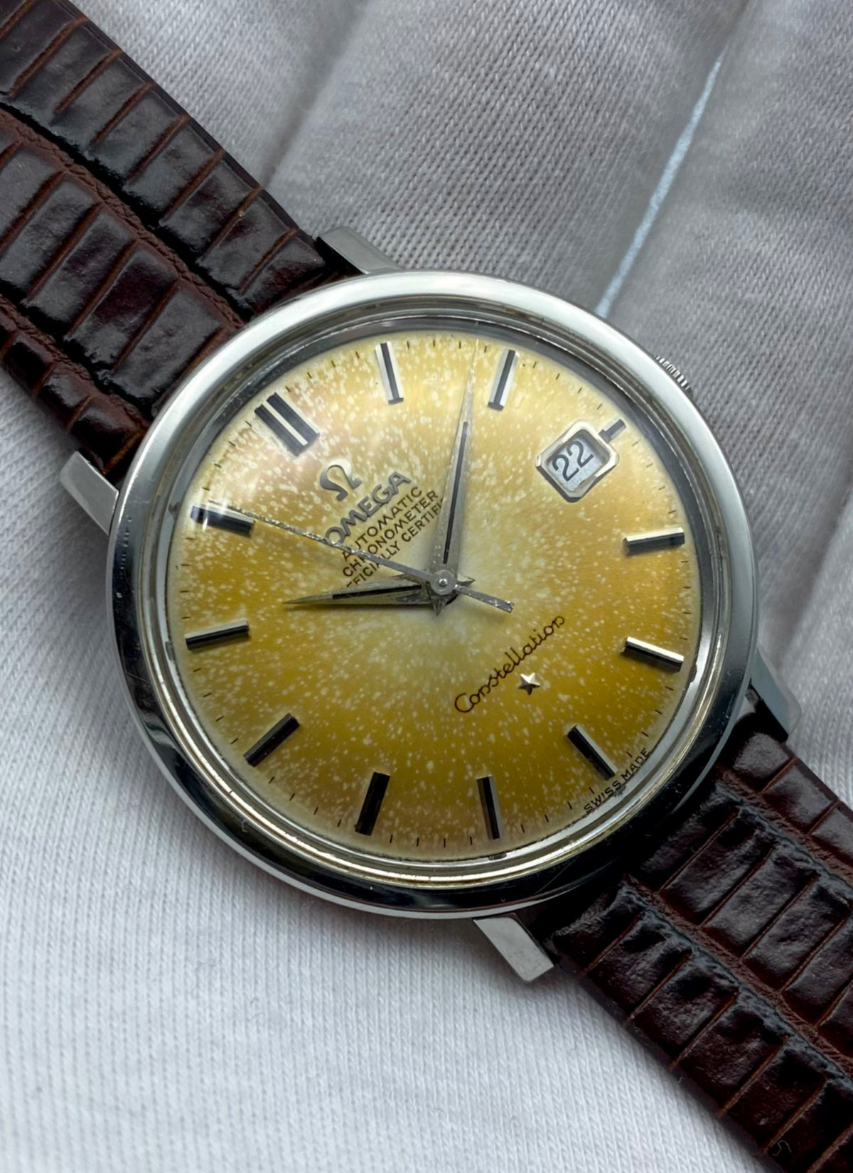 Omega Constellation 168.004 Tropical Dial