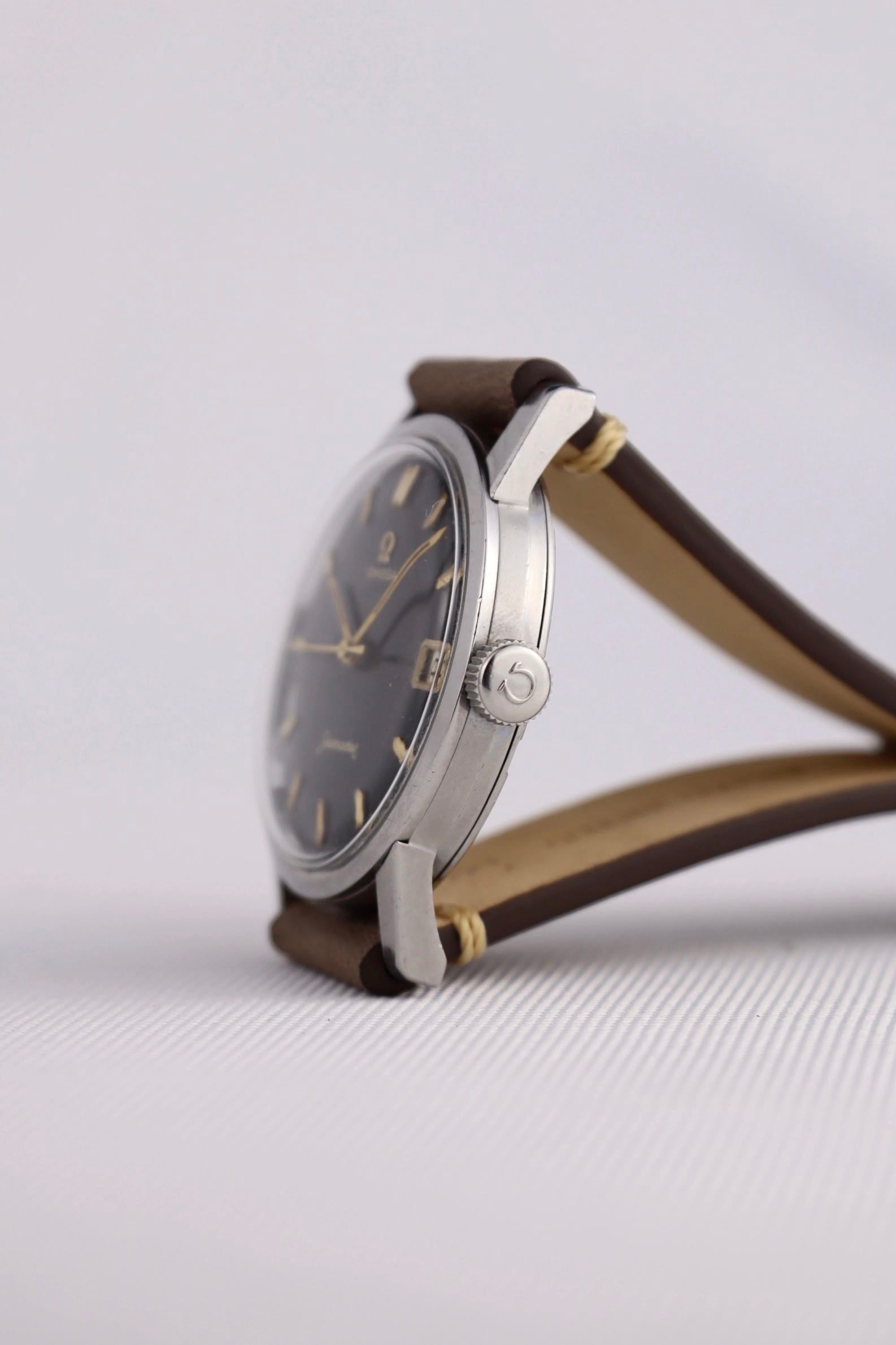 1962 Omega Seamaster Black Gilt Dial 14384 cal. 610