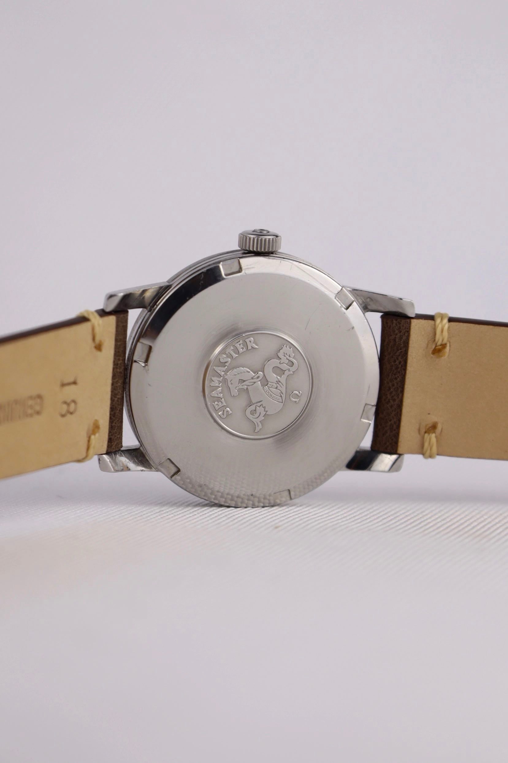 1962 Omega Seamaster Black Gilt Dial 14384 cal. 610