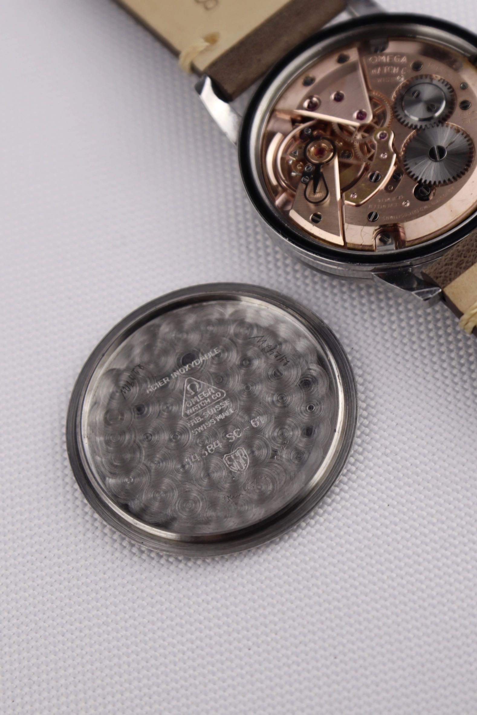 1962 Omega Seamaster Black Gilt Dial 14384 cal. 610