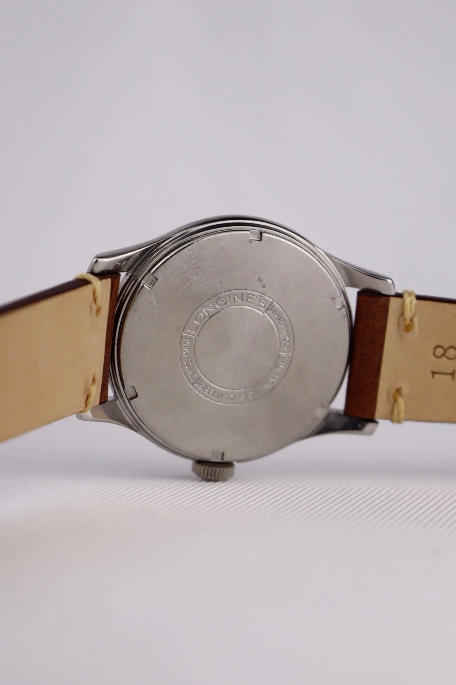 1954 Longines Calatrava Black Tropical Dial 12.68Z