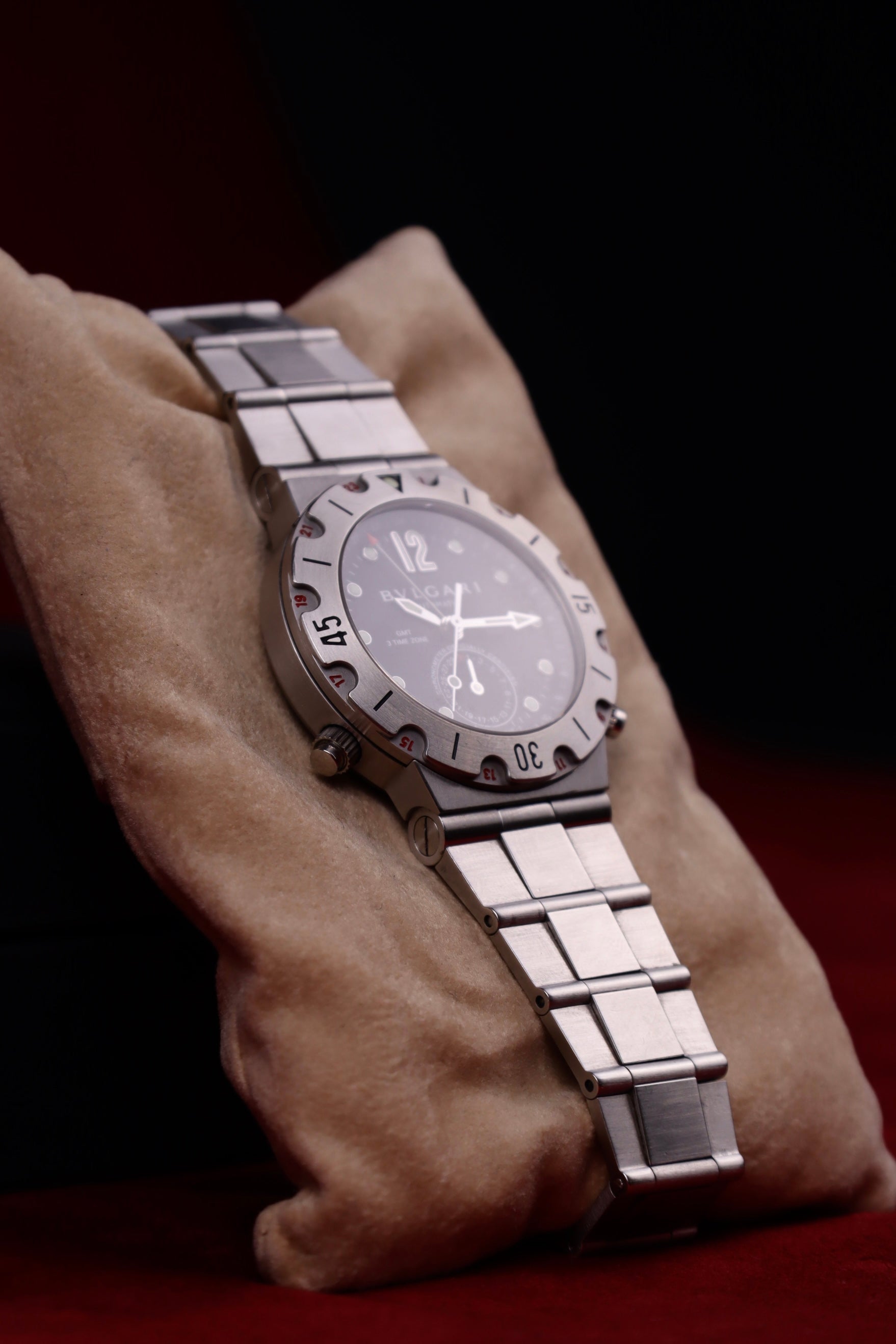 Bulgari GMT Scuba Diagono SD38SGMT + Papers
