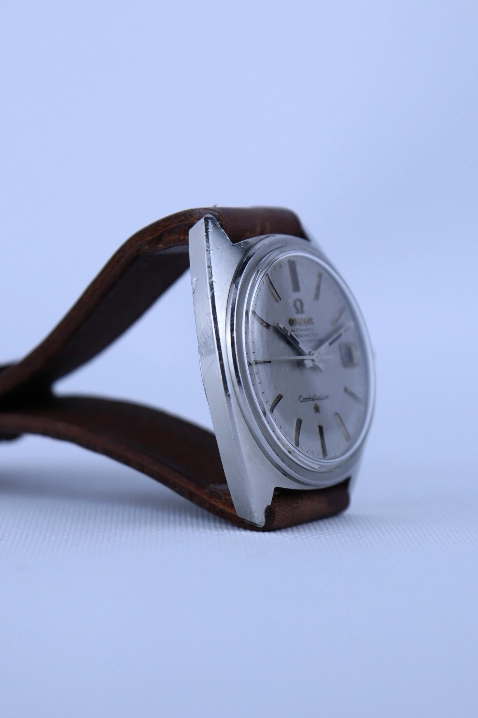 1969 Omega Constellation C-shaped Linen Dial 168.017