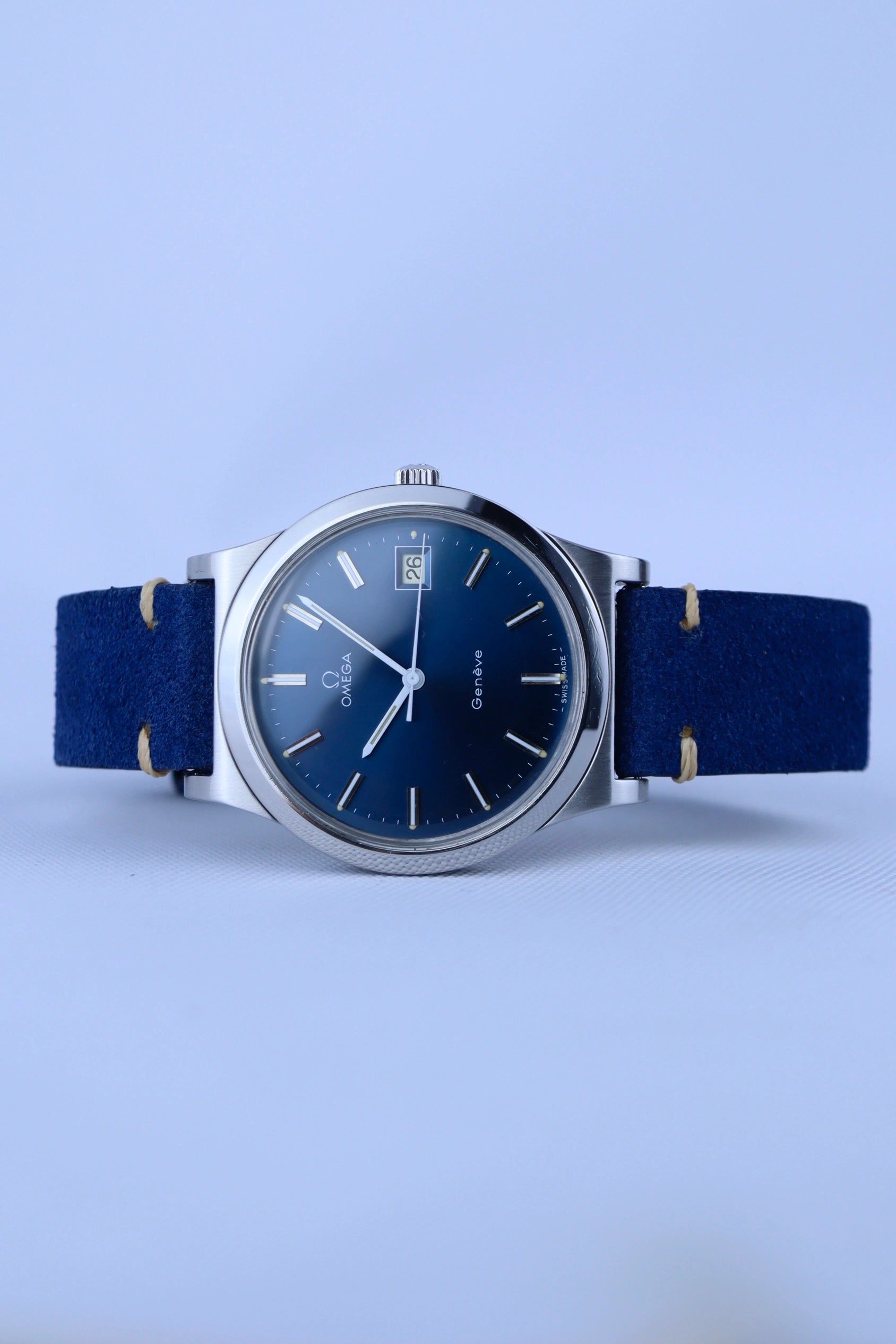 1974 Omega Geneve Blue Dial 136.0102 cal. 1030