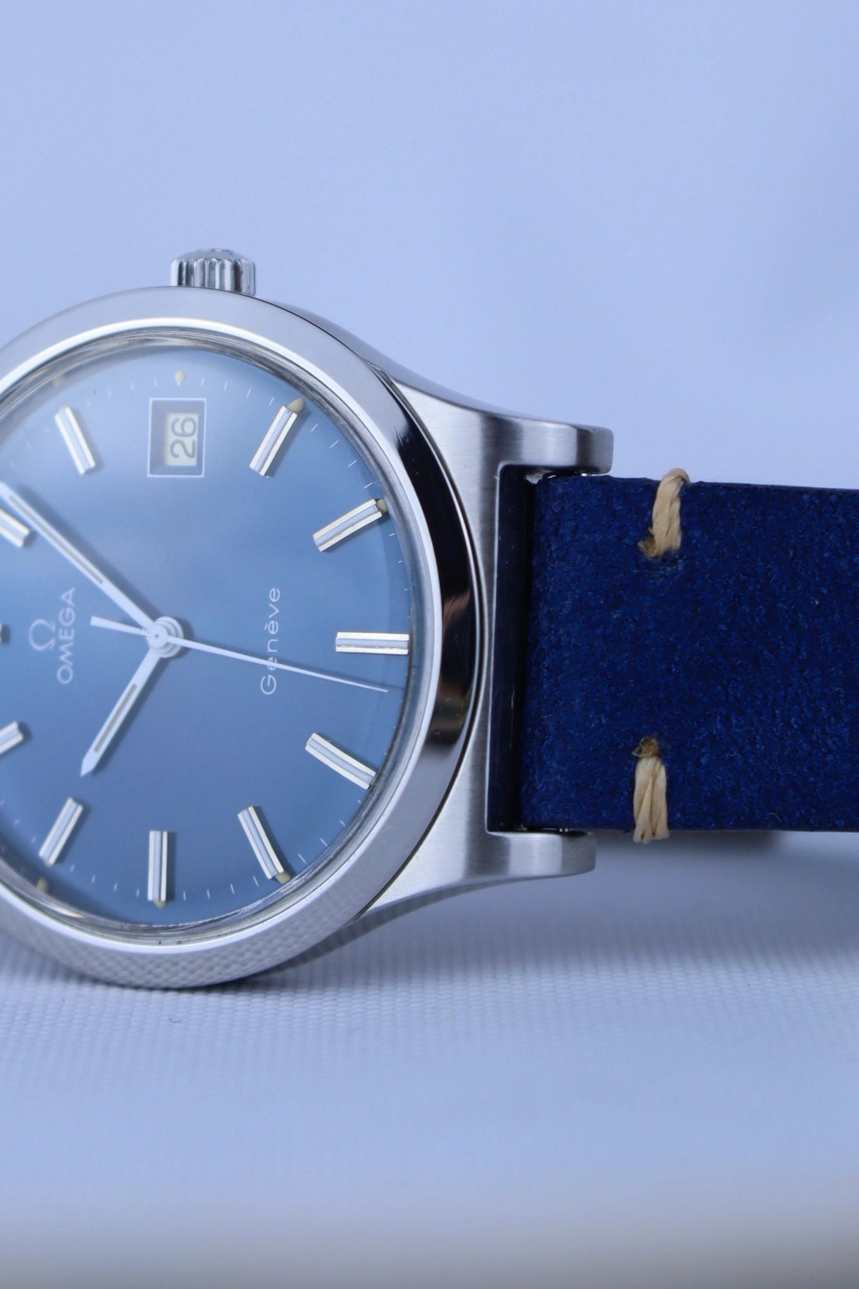 1974 Omega Geneve Blue Dial 136.0102 cal. 1030