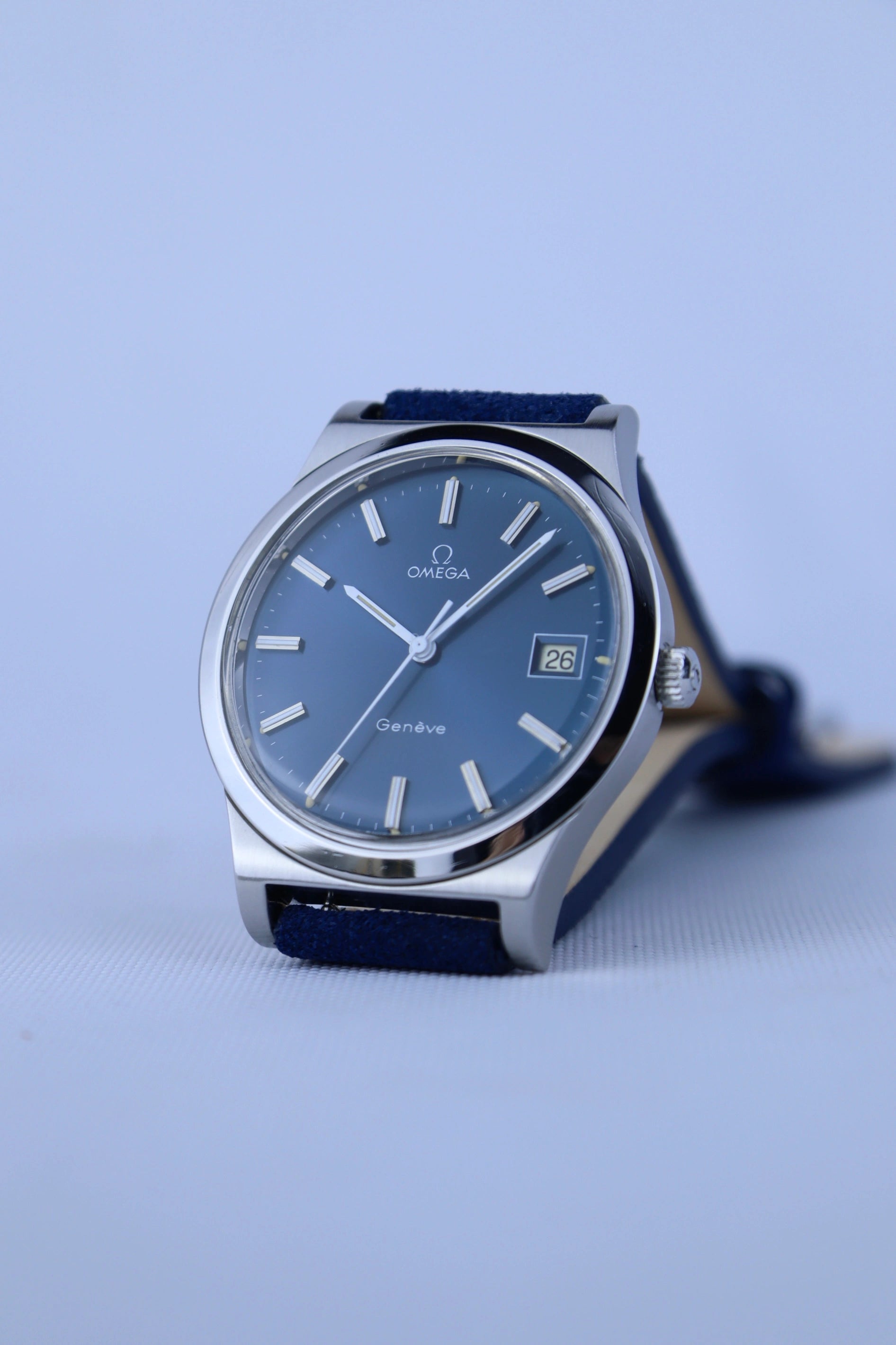 1974 Omega Geneve Blue Dial 136.0102 cal. 1030