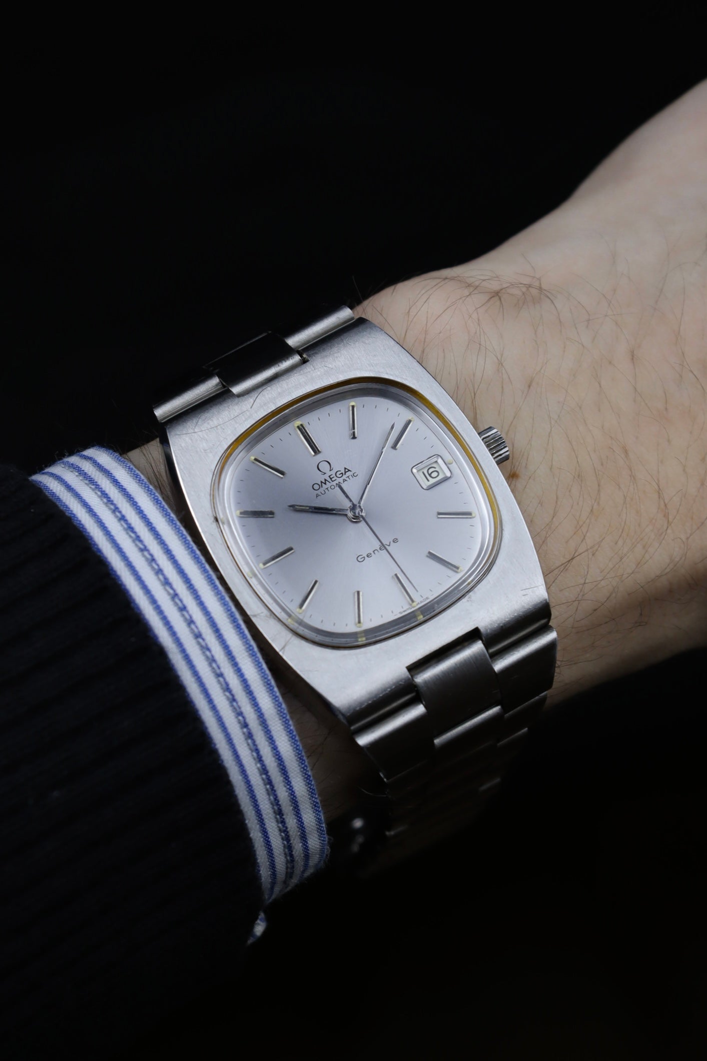 1977 Omega Geneve Tv-Dial 166.0191 cal. 1012