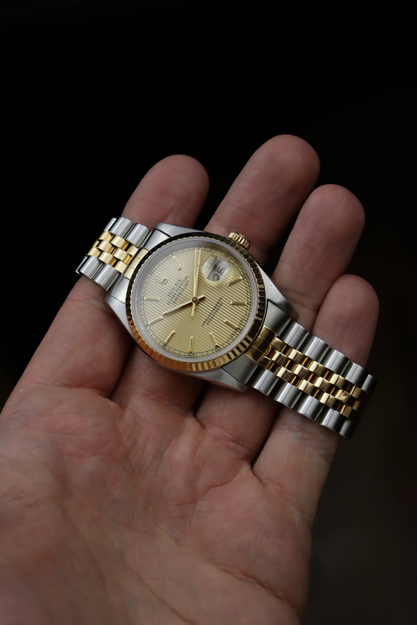 1994 Rolex Datejust 16233 Tapestry Dial Full Set