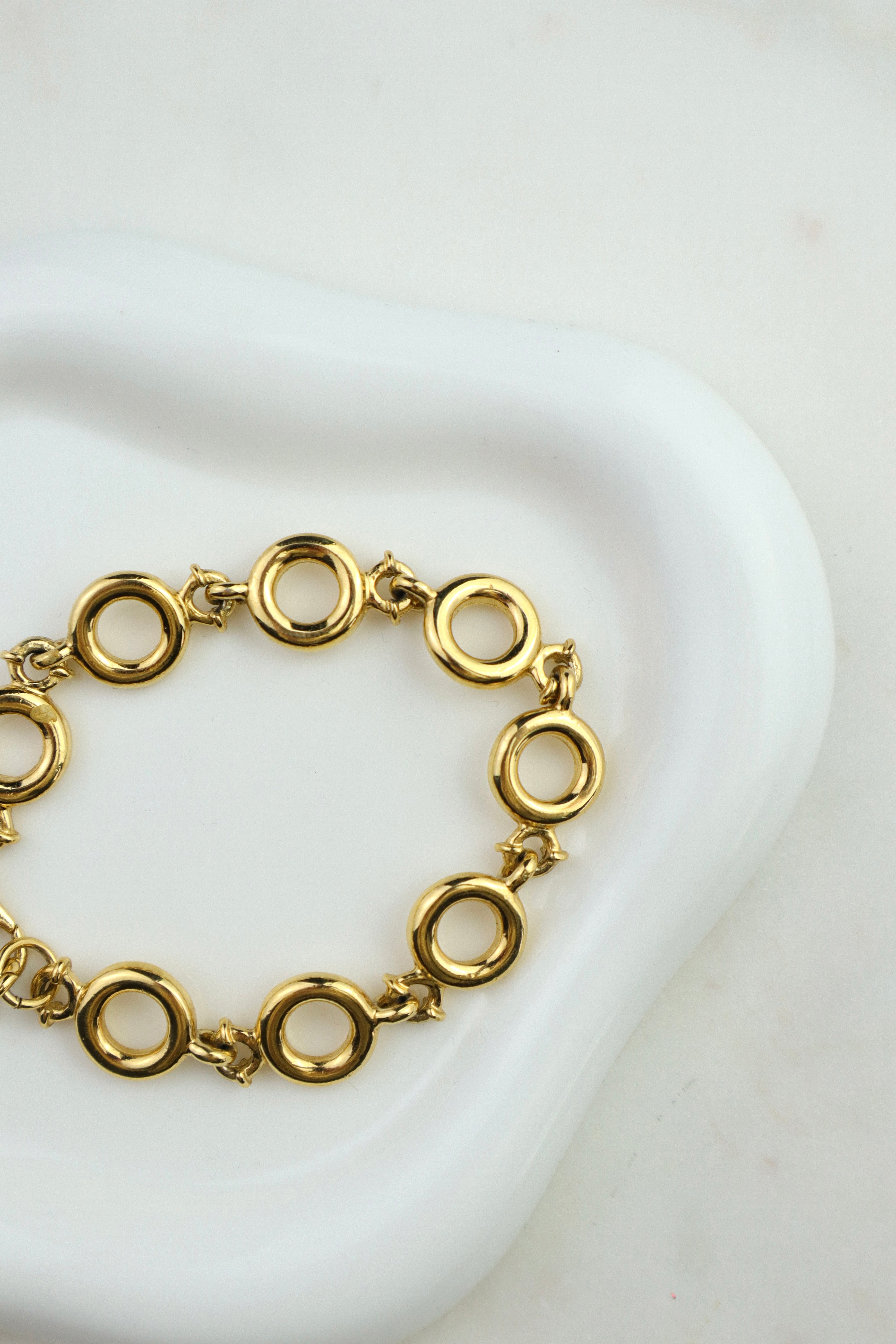 Givenchy - bransoletka vintage złote ogniwa