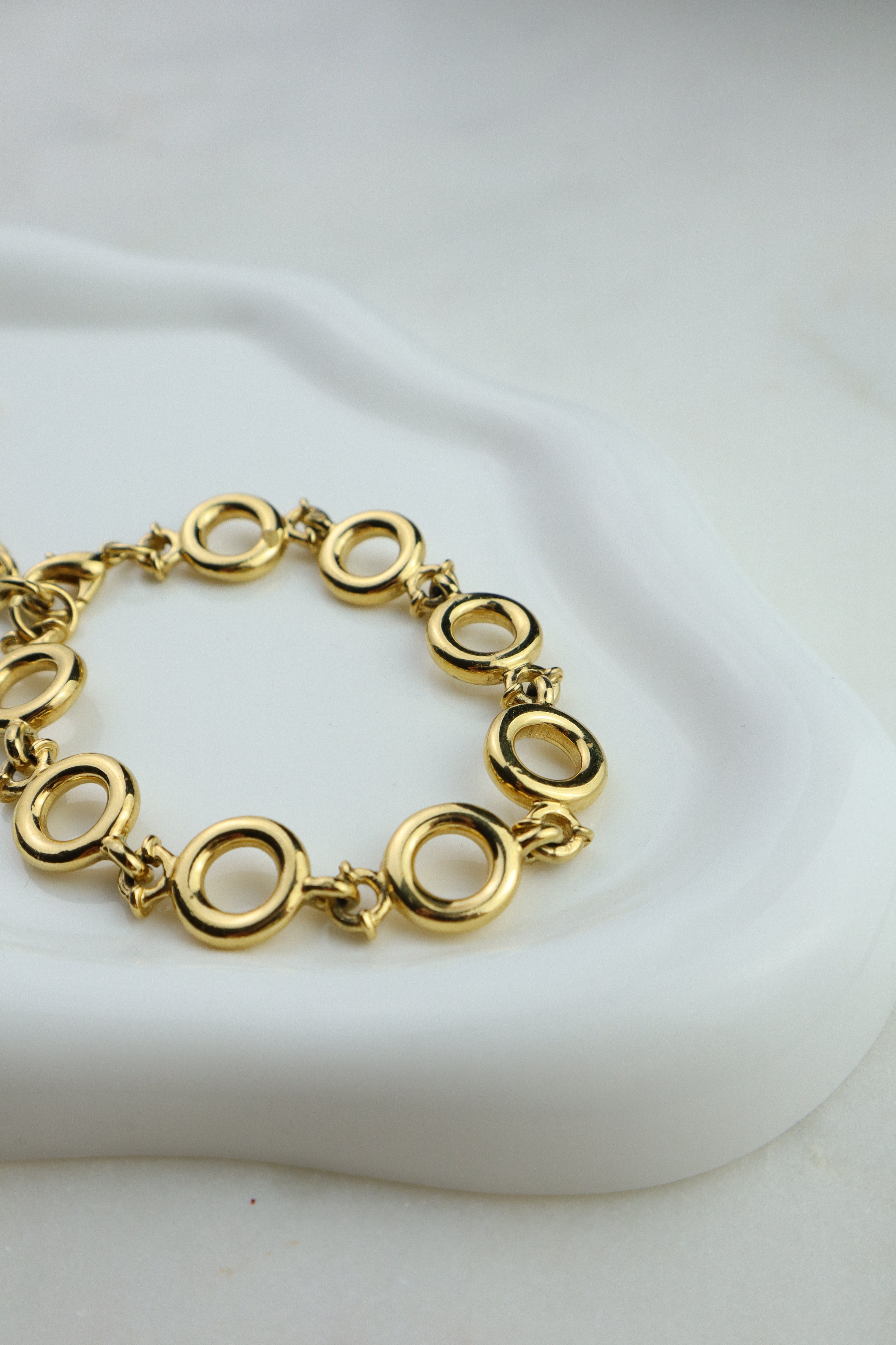 Givenchy - bransoletka vintage złote ogniwa