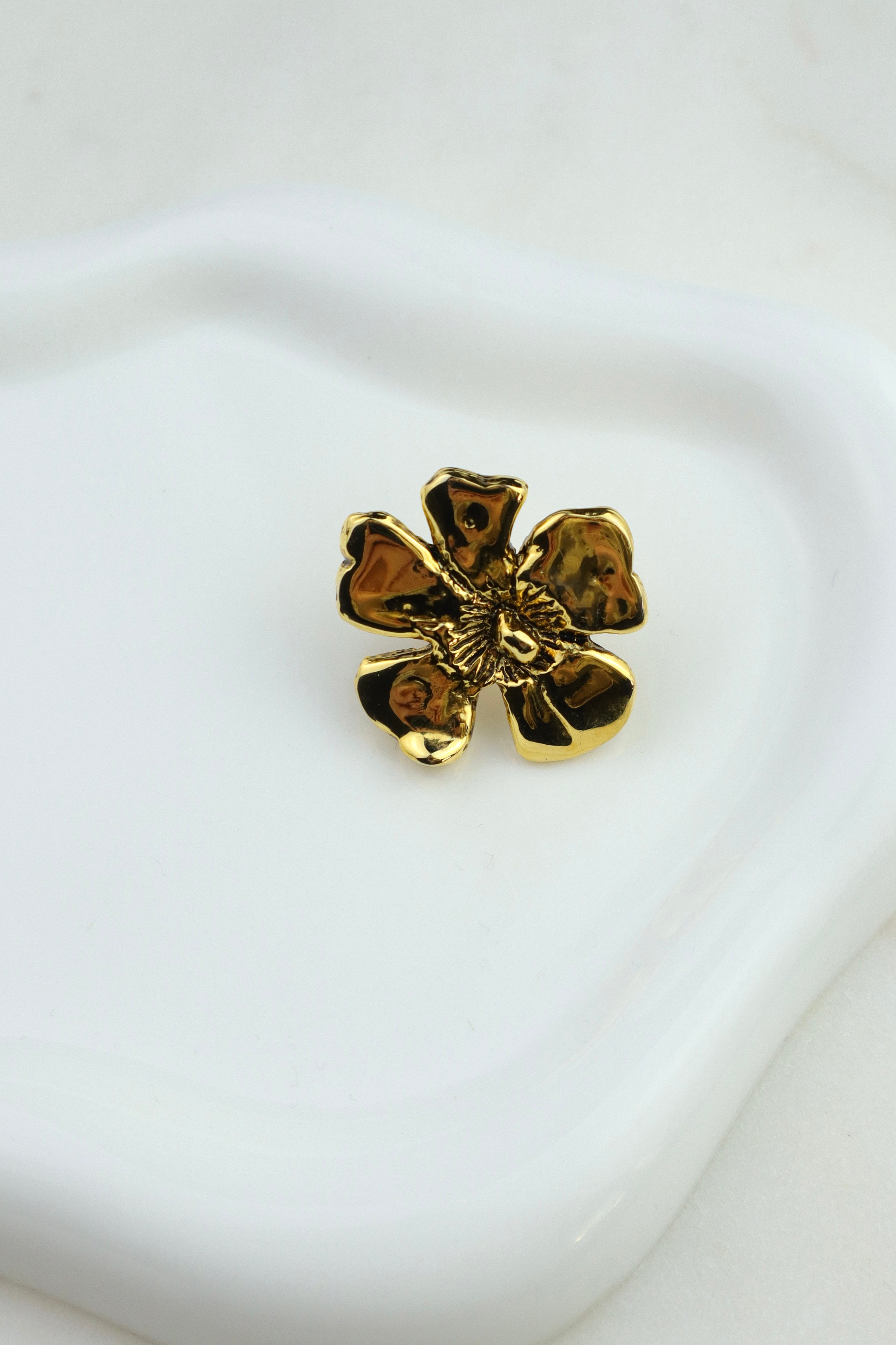 Kenzo - vintage pin / broszka kwiat