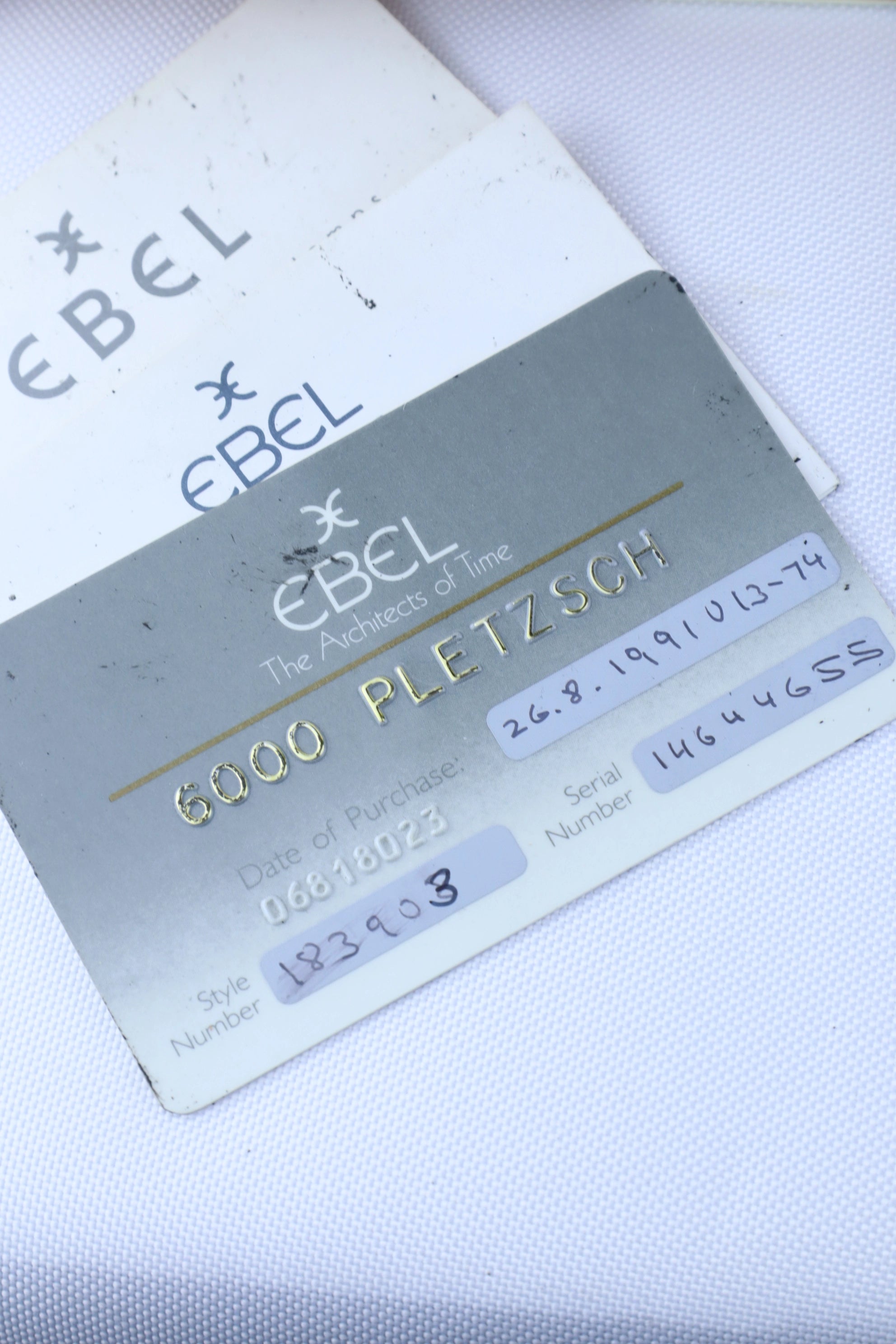 1991 Ebel Classic Sport Wave 183903 Full Set