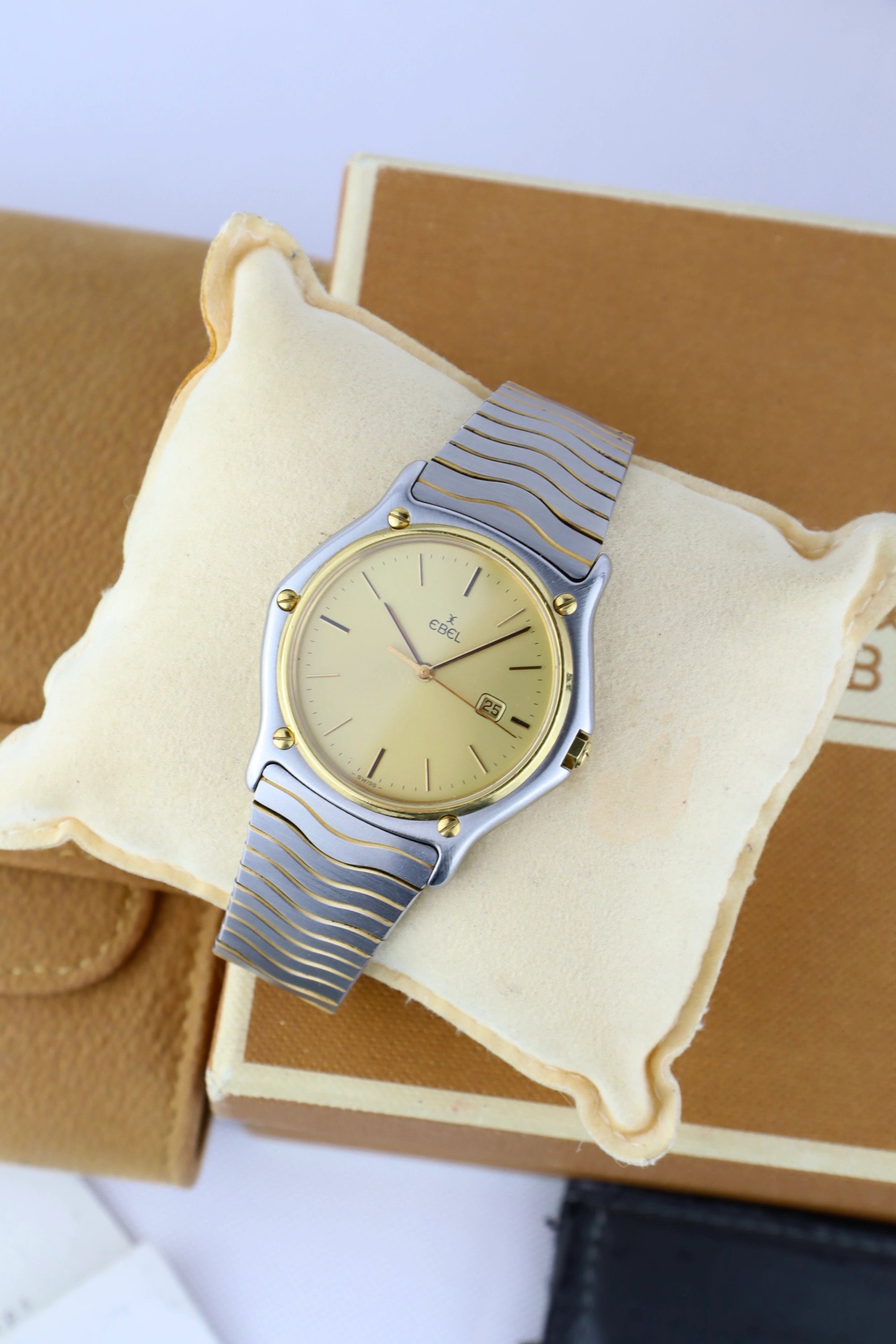 1991 Ebel Classic Sport Wave 183903 Full Set