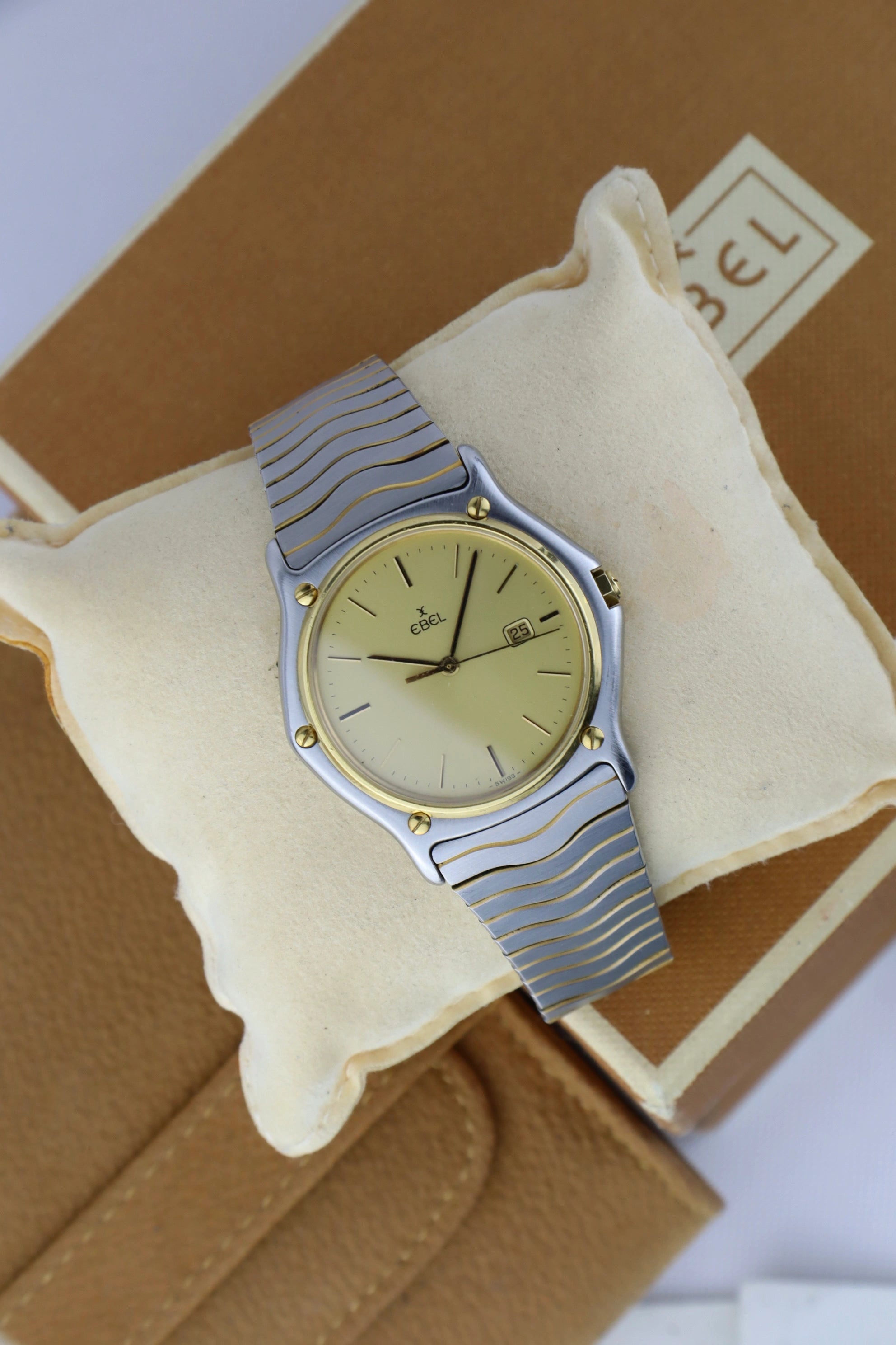 1991 Ebel Classic Sport Wave 183903 Full Set