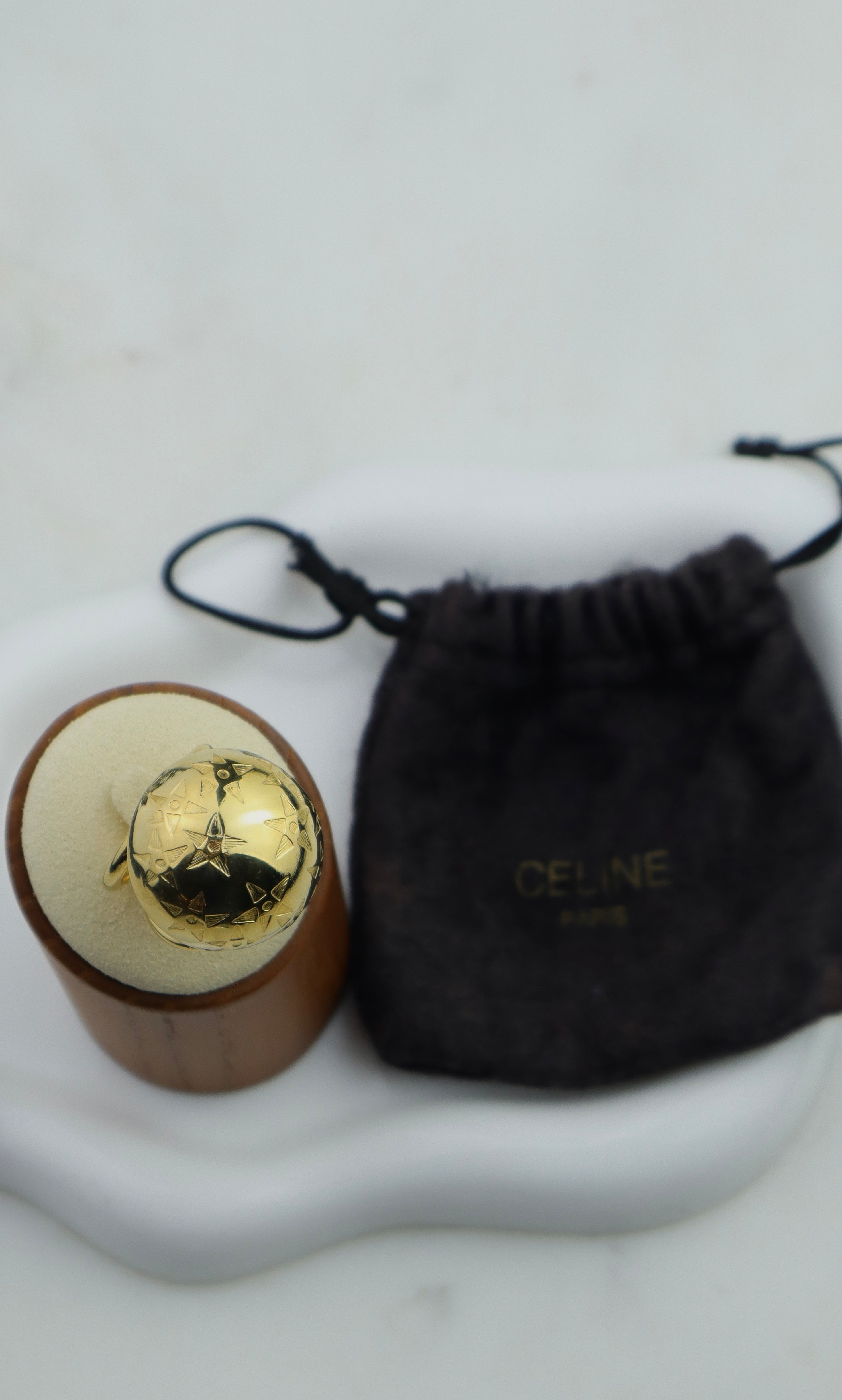 Céline – pierścień do apaszki vintage