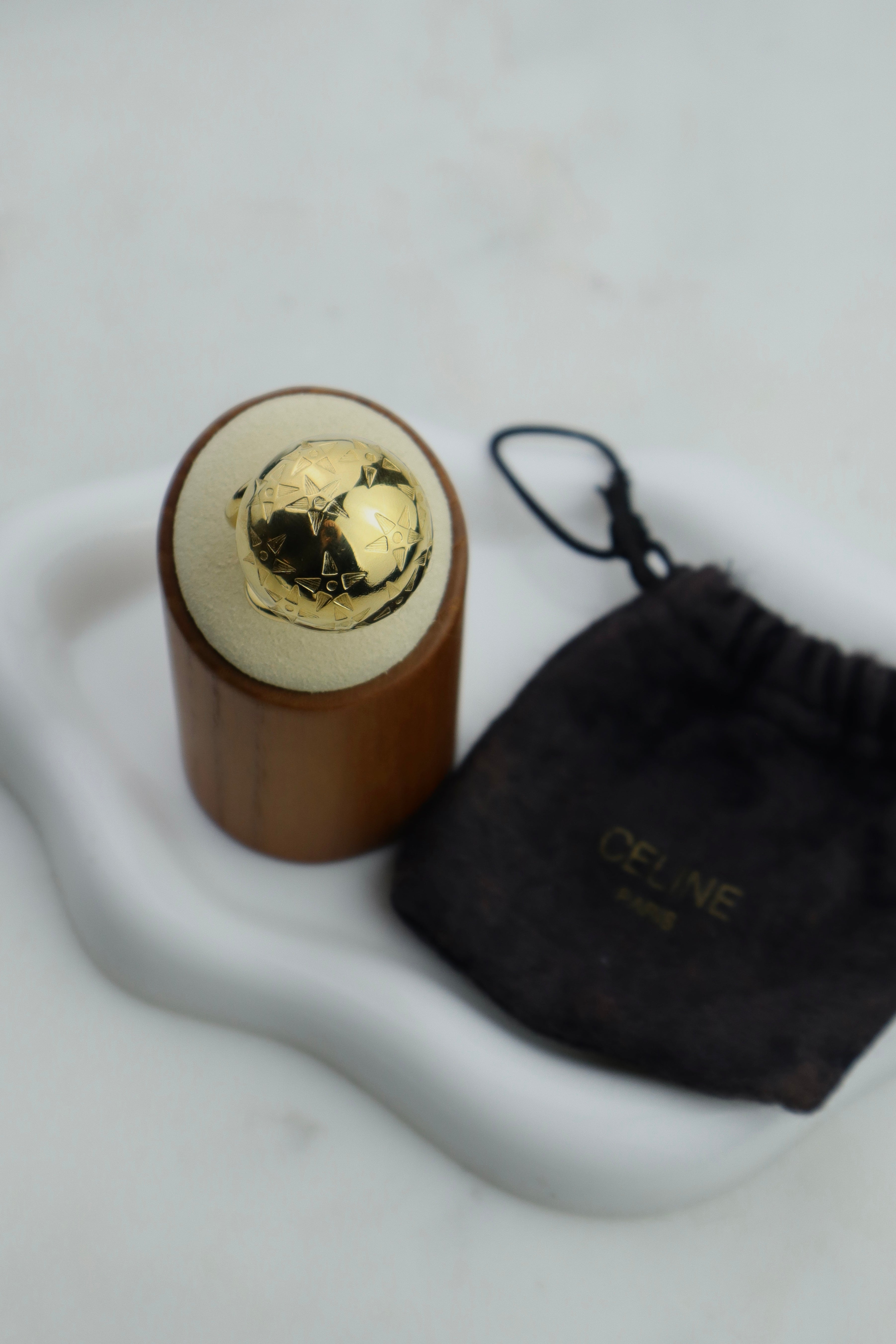 Céline – pierścień do apaszki vintage