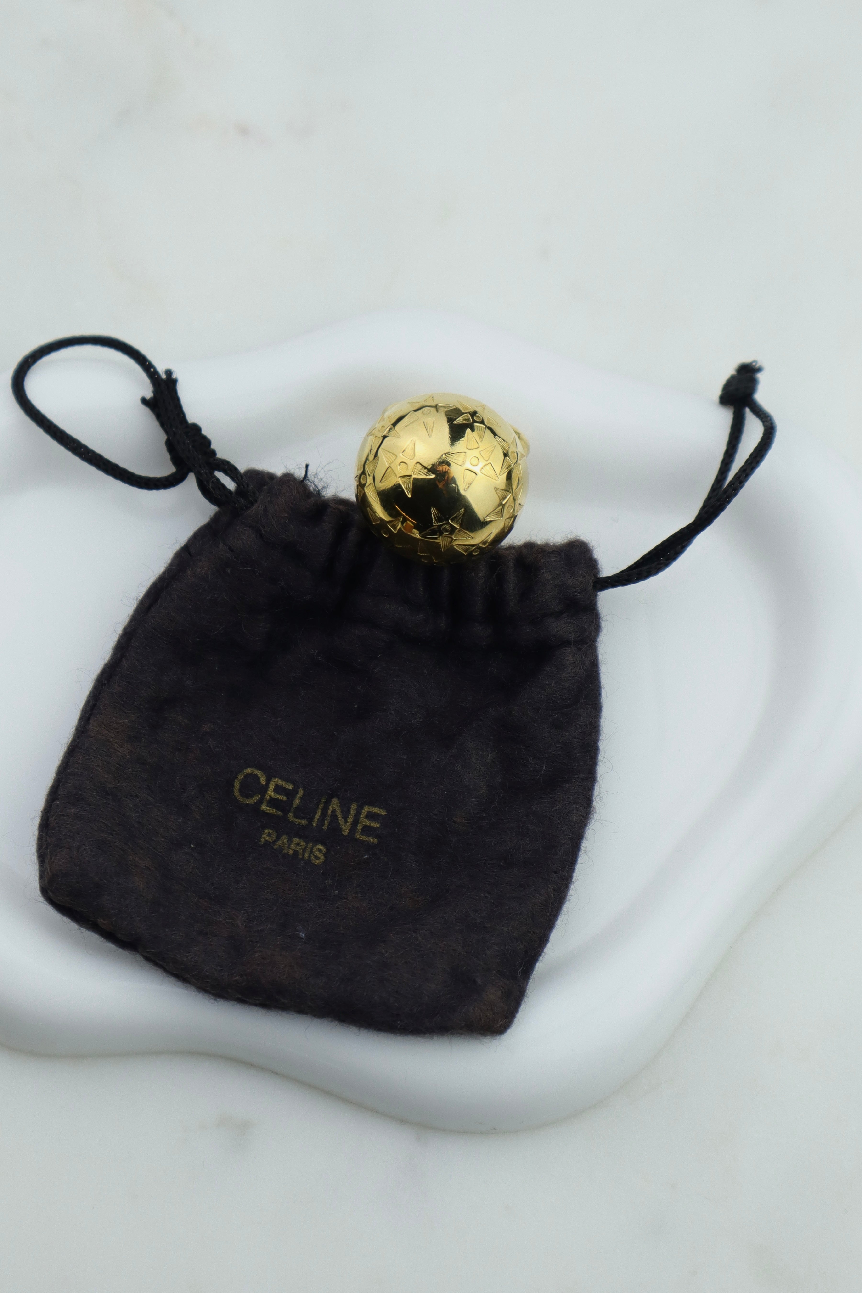 Céline – pierścień do apaszki vintage