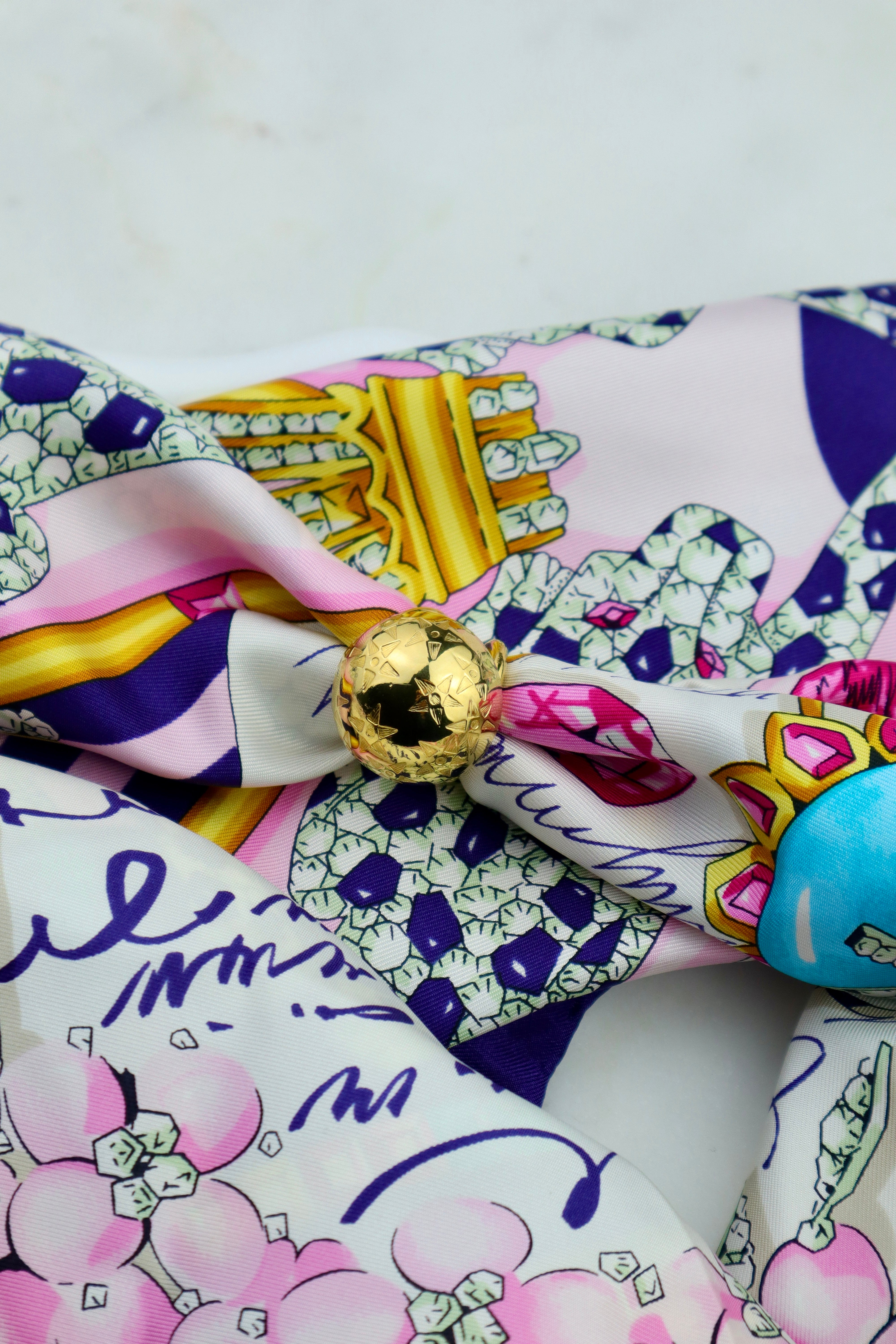 Céline – pierścień do apaszki vintage