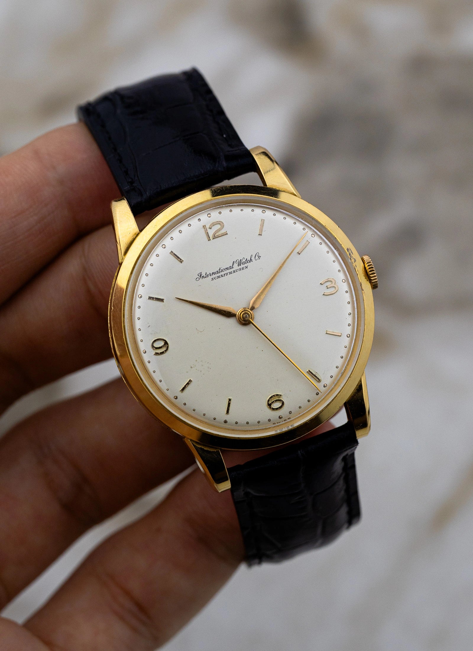 1950s 18K IWC Schaffhausen Cal. 89