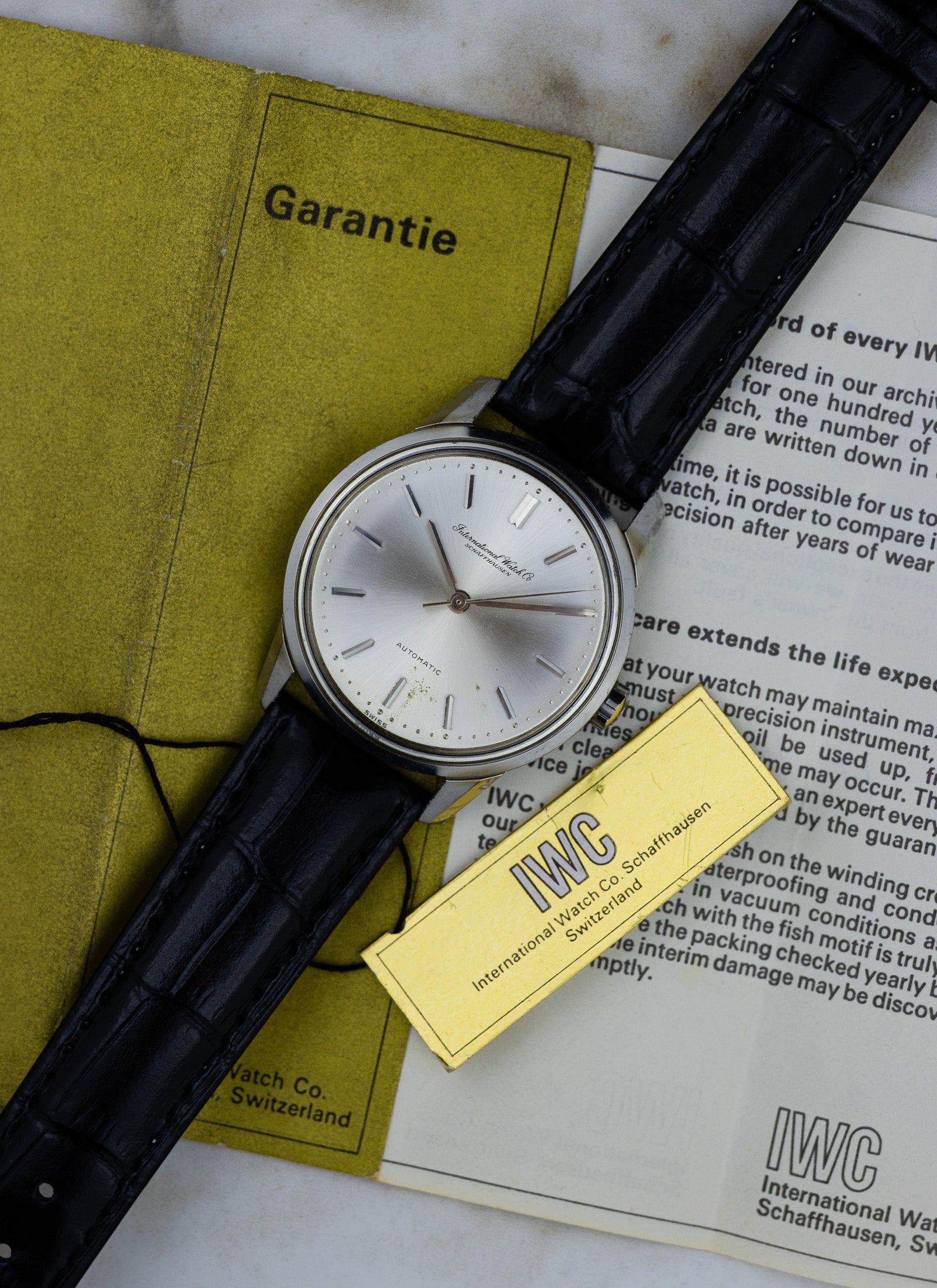 1969 IWC Schauffhausen Automatic 810A Papers