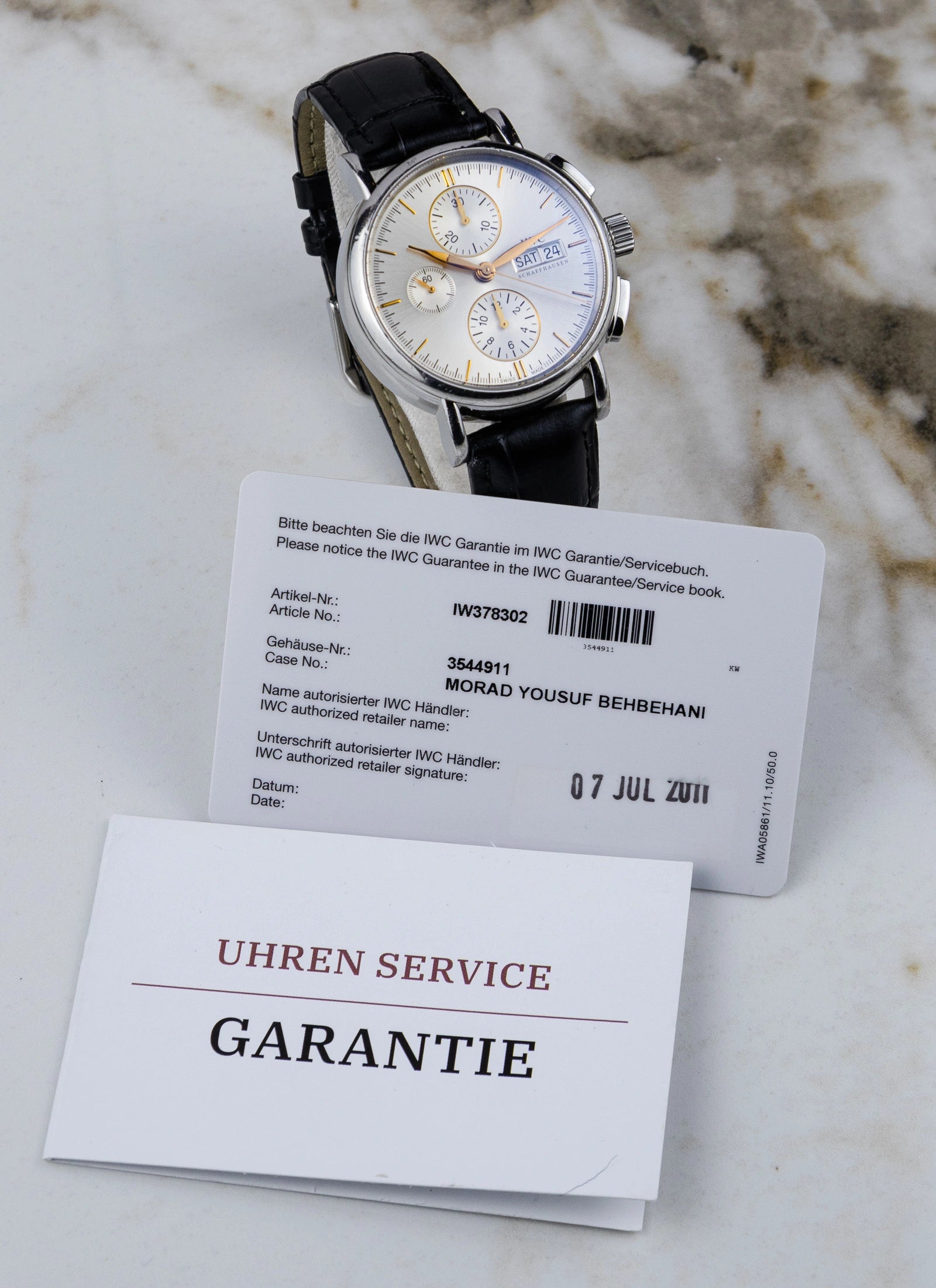 2011 IWC Portofino Chronograph IW378302