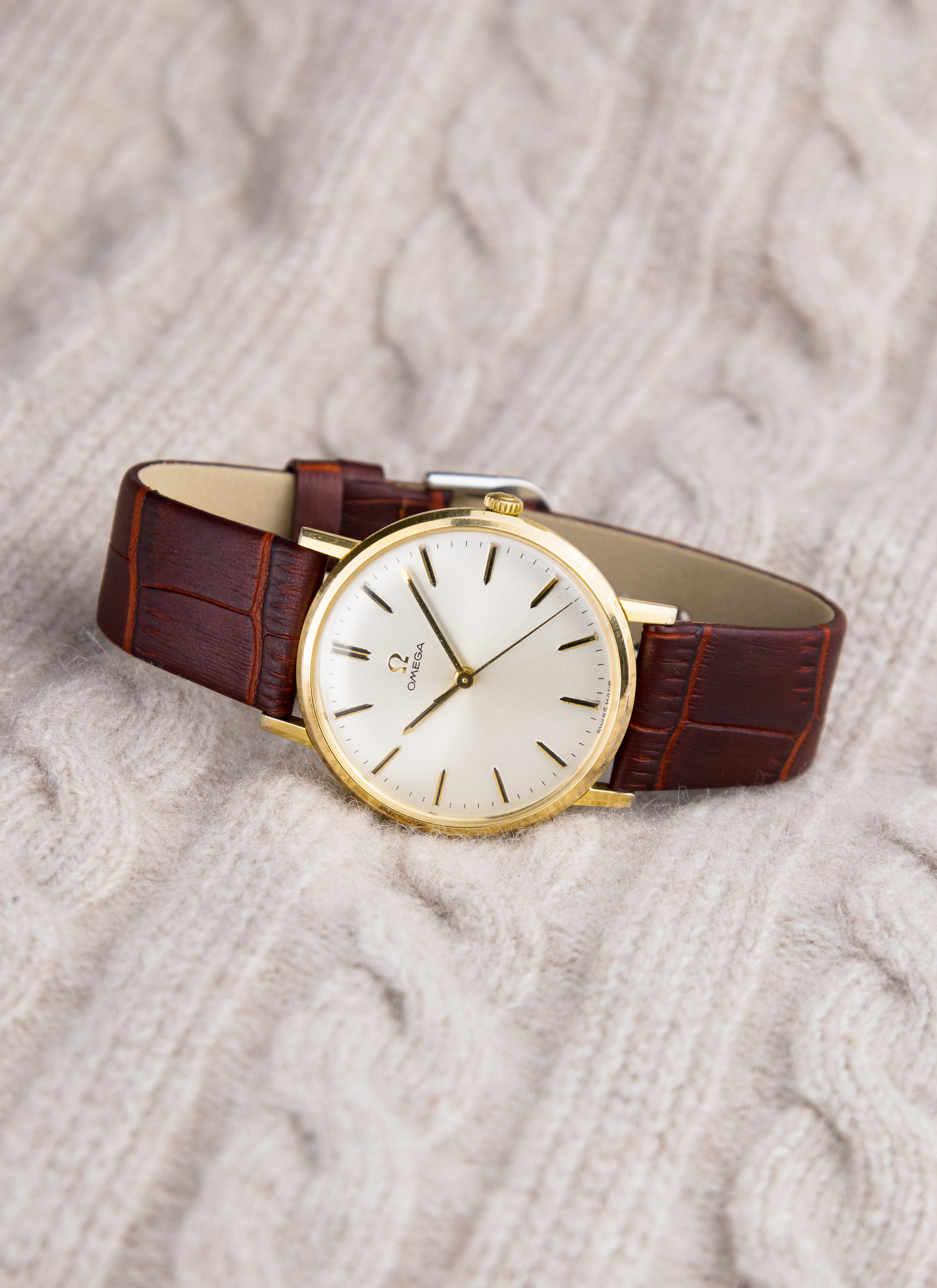 Pasek bordowy gładki matowy krokodyl (P025)