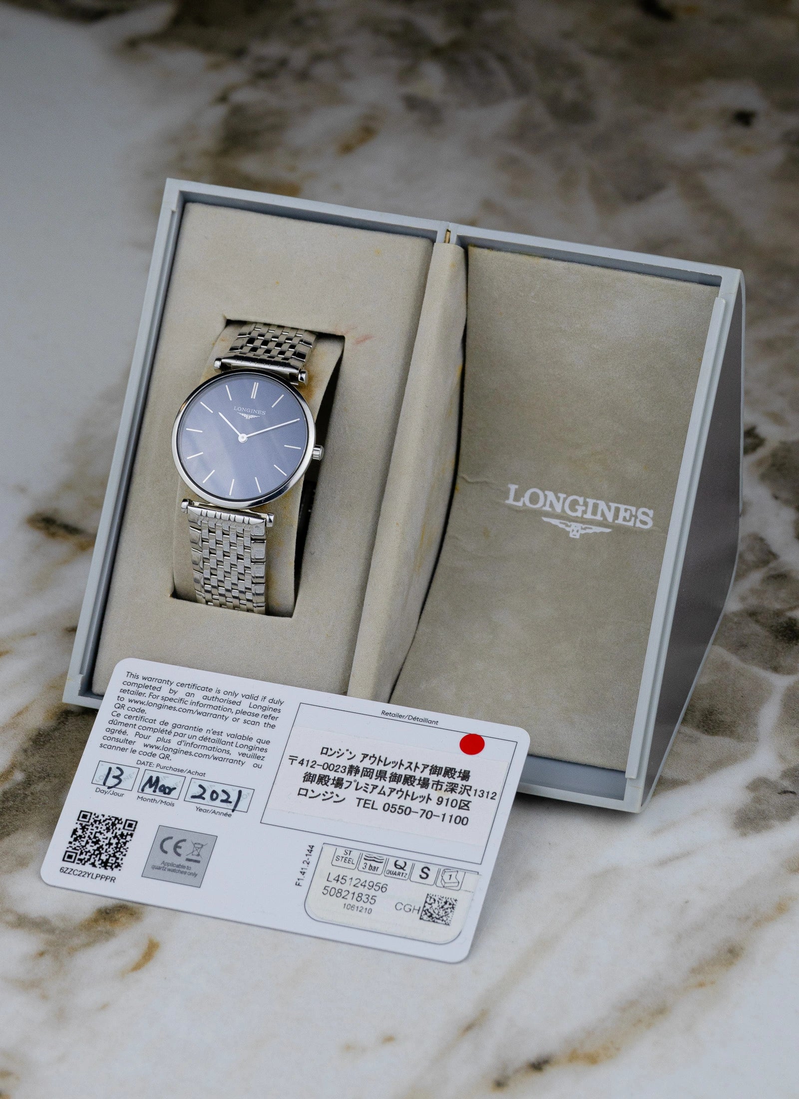 2021 Ladies Longines La Grande Classique Full Set L4.512.4.95.6