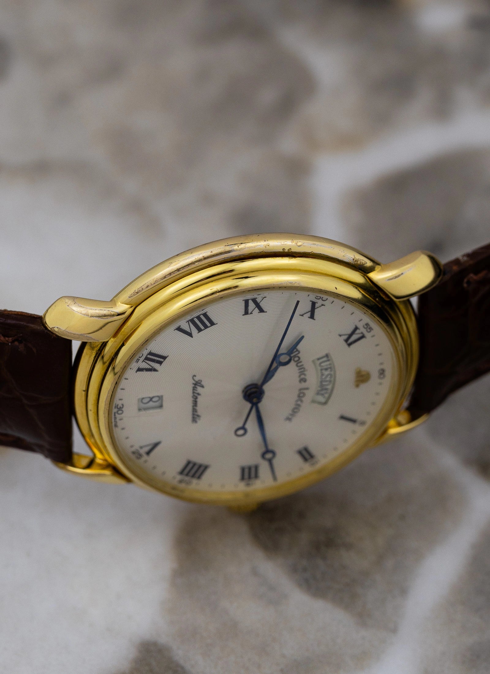 1990s Maurice Lacroix Day-Date 09329 Serviced