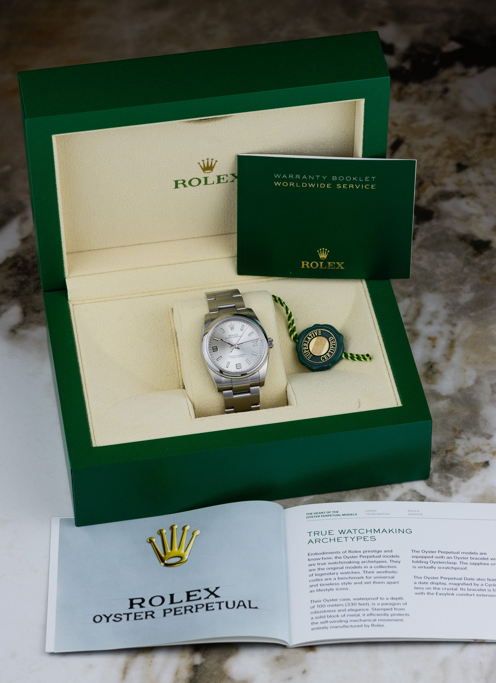 2008 Rolex Oyster Perpetual 114200 Box
