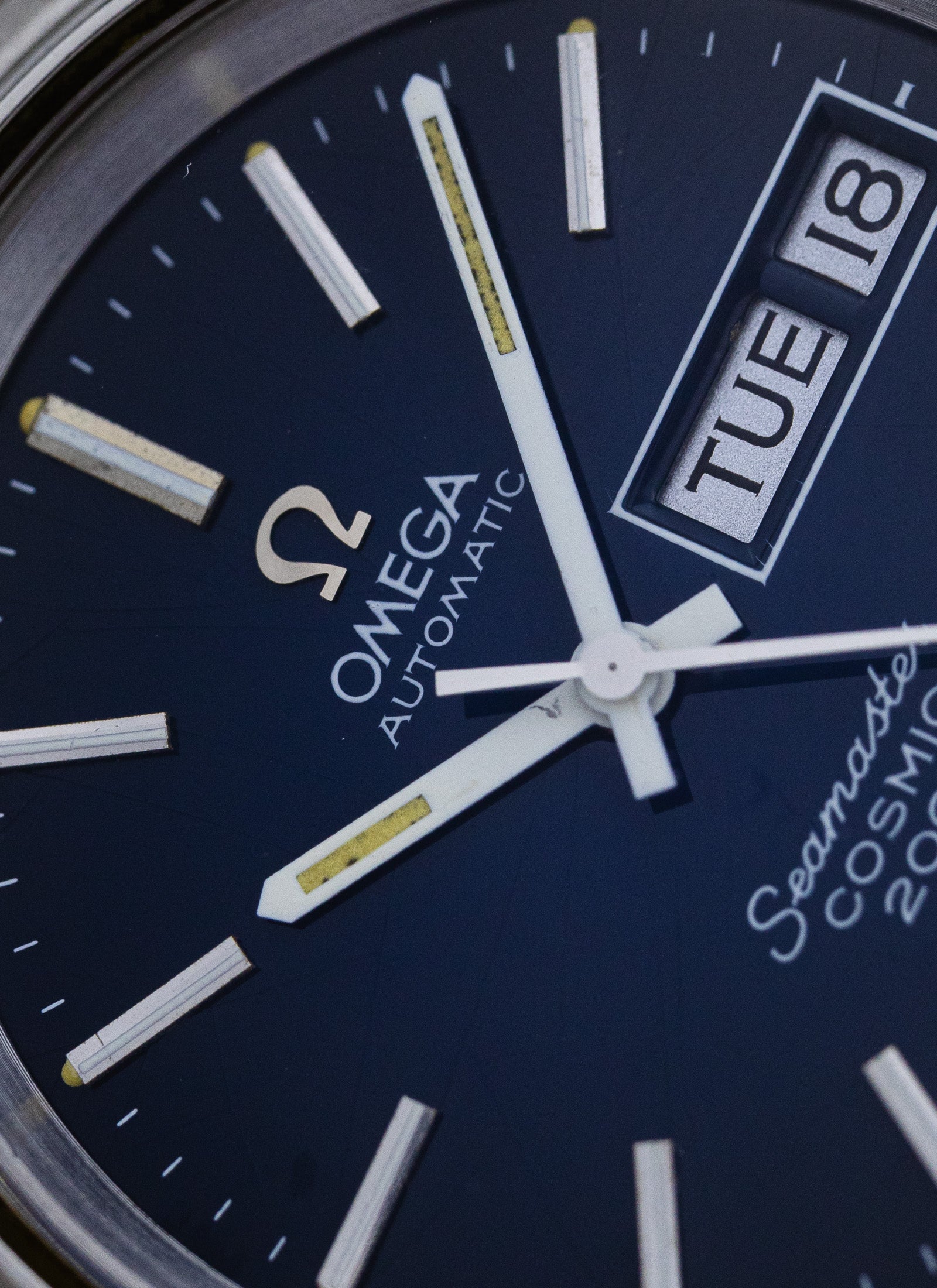 1973 Omega Seamaster Cosmic 2000 Blue Vignette 166.029 cal. 1022 Serviced