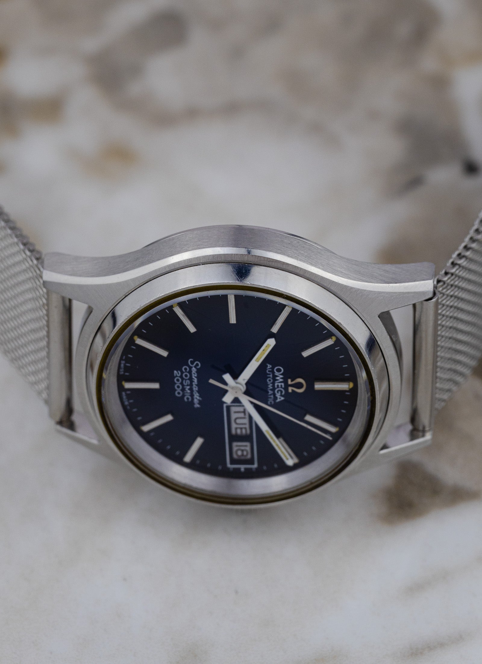 1973 Omega Seamaster Cosmic 2000 Blue Vignette 166.029 cal. 1022 Serviced